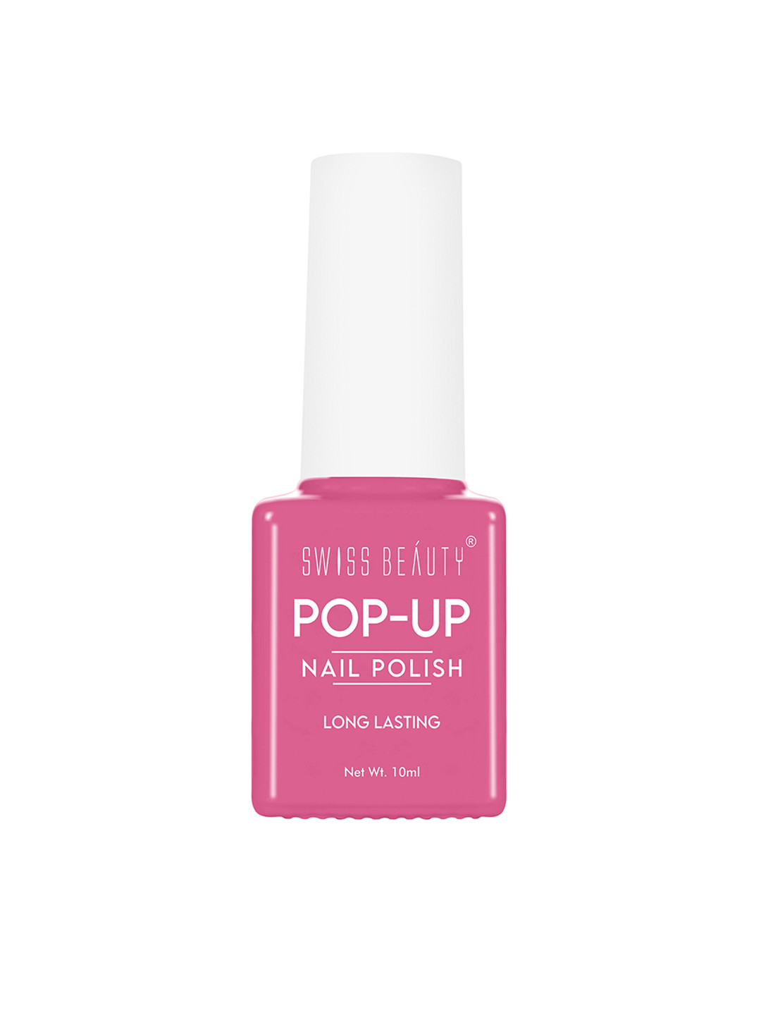 

SWISS BEAUTY Pop Up Long-Lasting Nail Polish 10ml - 07, Pink