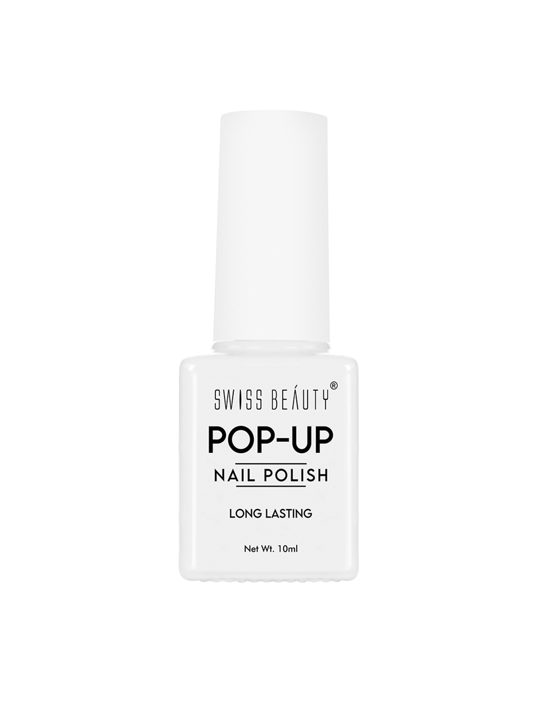 

SWISS BEAUTY Pop Up Long-Lasting Nail Polish 10ml - 28, White