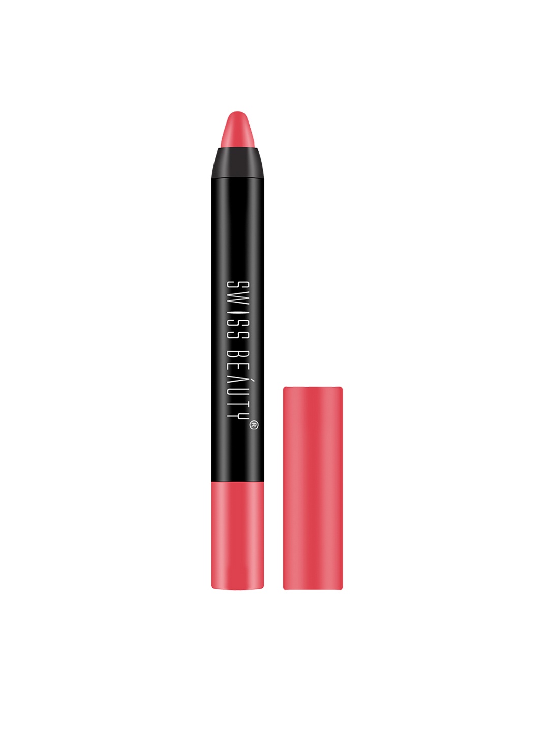 

SWISS BEAUTY Non Transfer Matte Crayon Lipstick - Pink Up