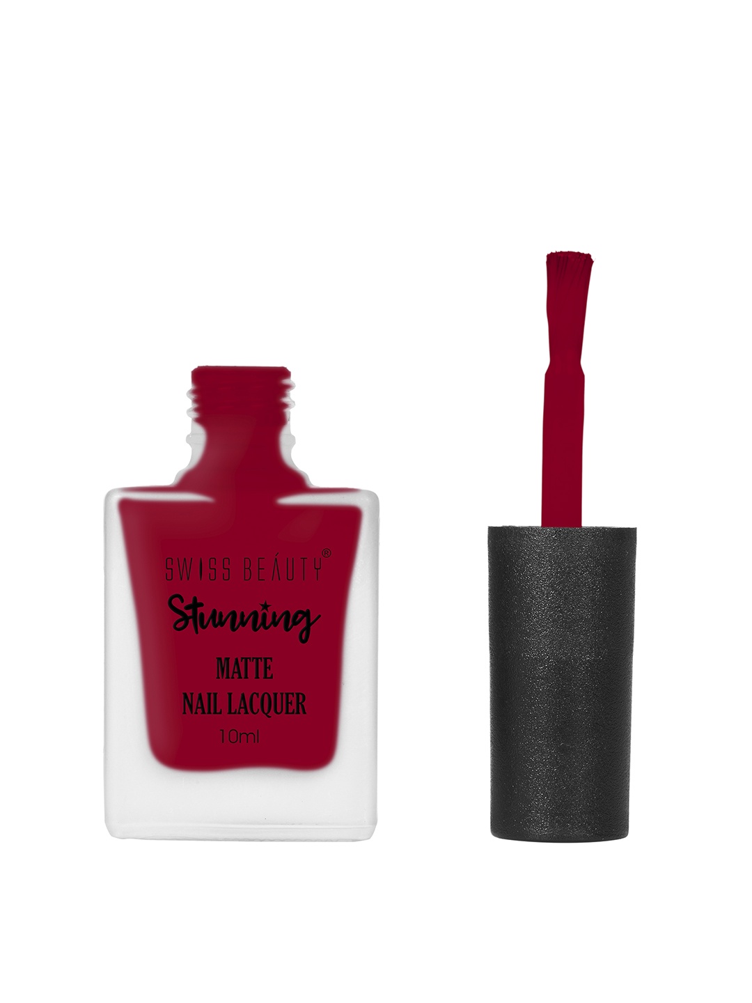 

SWISS BEAUTY Stunning Matte Nail Polish 10ml - Ambitious, Red