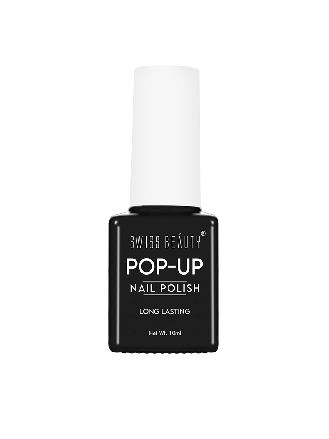

SWISS BEAUTY Pop Up Long-Lasting Nail Polish 10ml - 27, Black