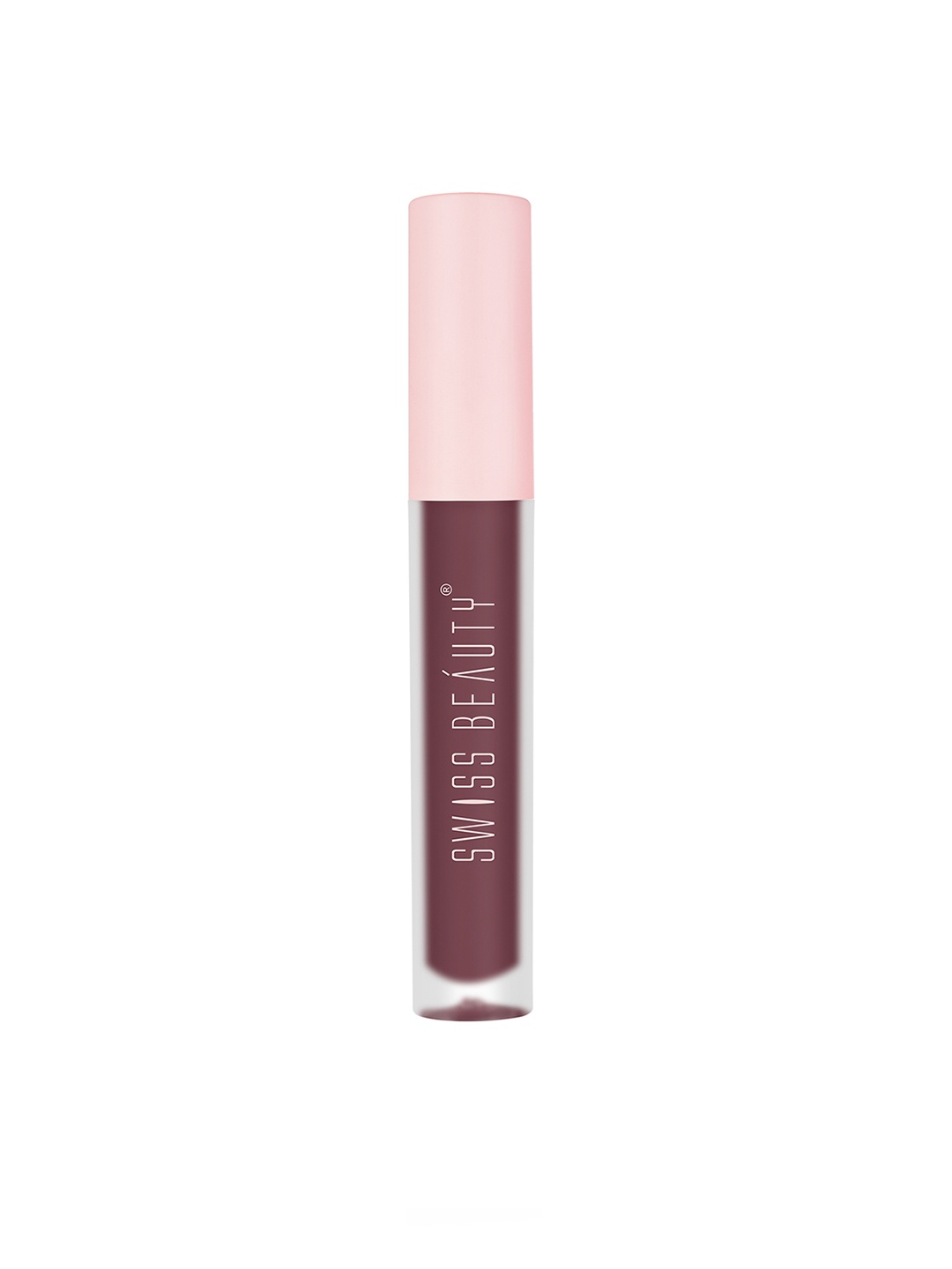 

SWISS BEAUTY Super Matte Liquid Lipstick 3.5 ml - Stay The Night, Maroon