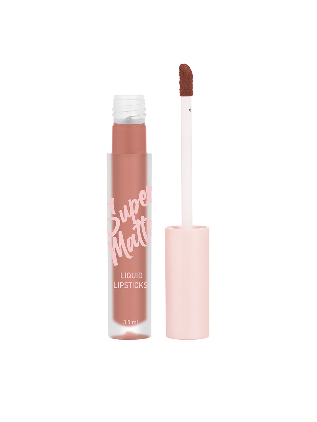 

SWISS BEAUTY Super Matte Liquid Lipstick 3.5 ml - First Date, Brown