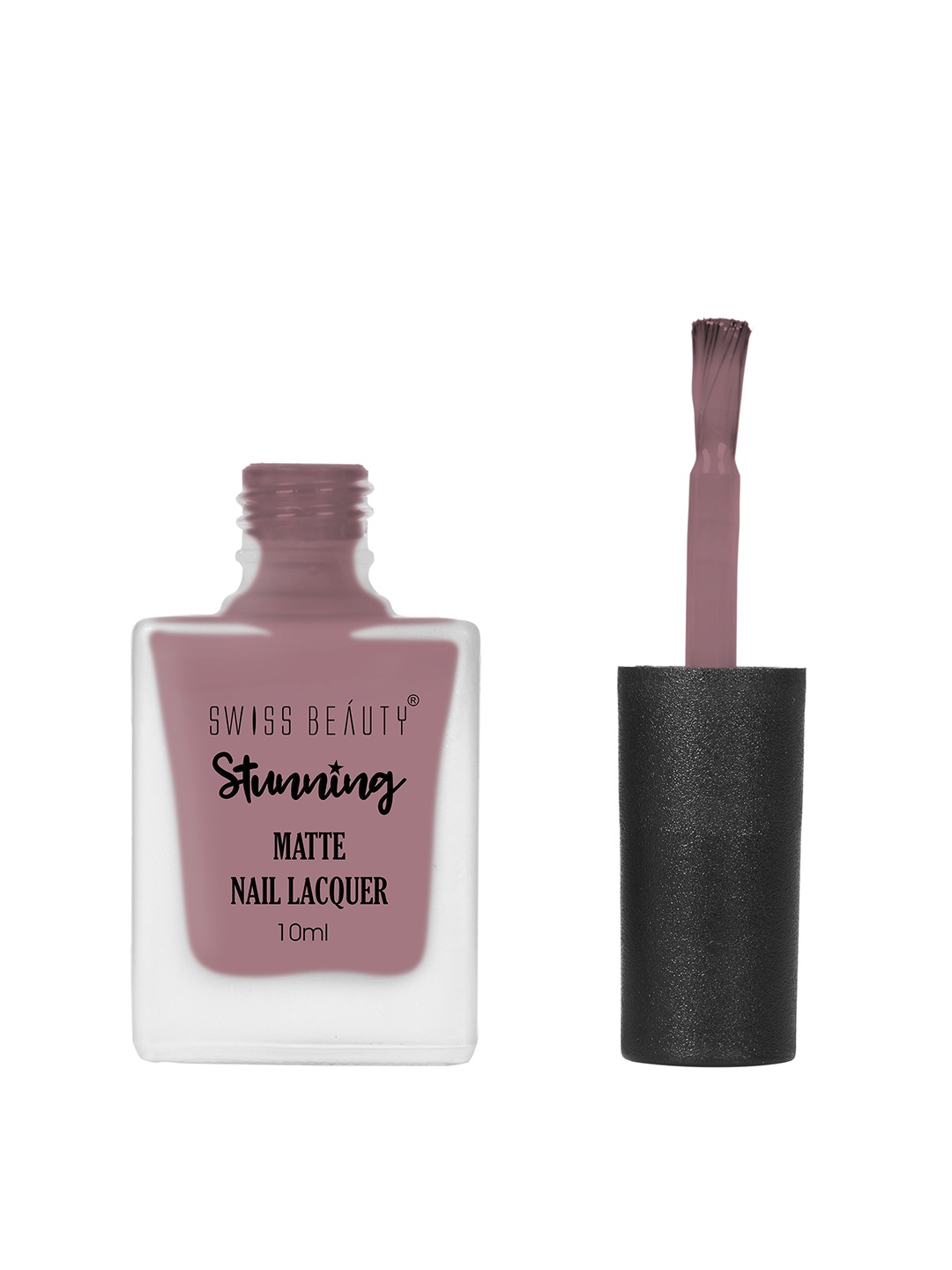 

SWISS BEAUTY Stunning Matte Nail Polish 10ml - Pure Pink