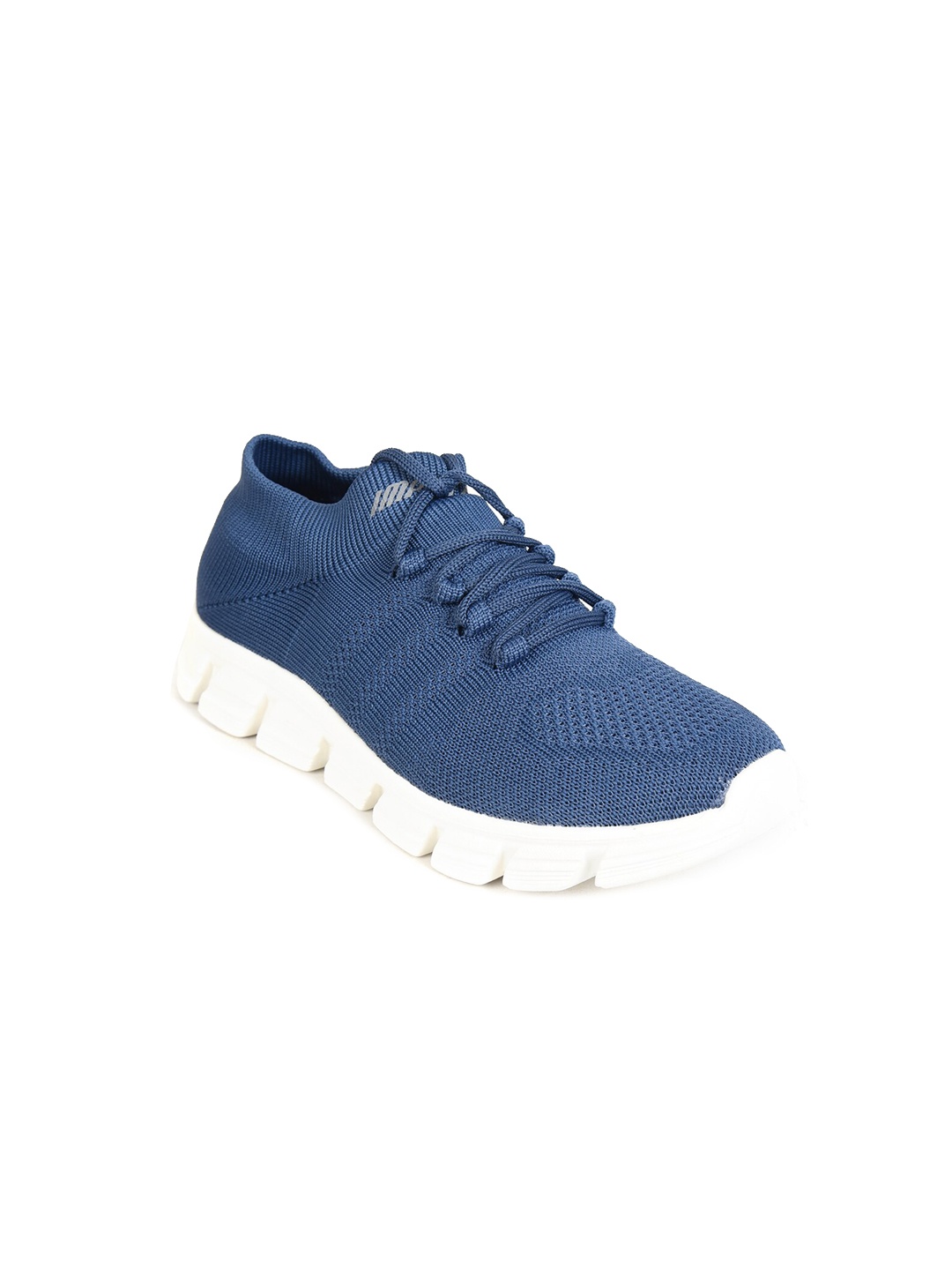 

IMPAKTO Unisex Kids Blue Woven Design Sneakers