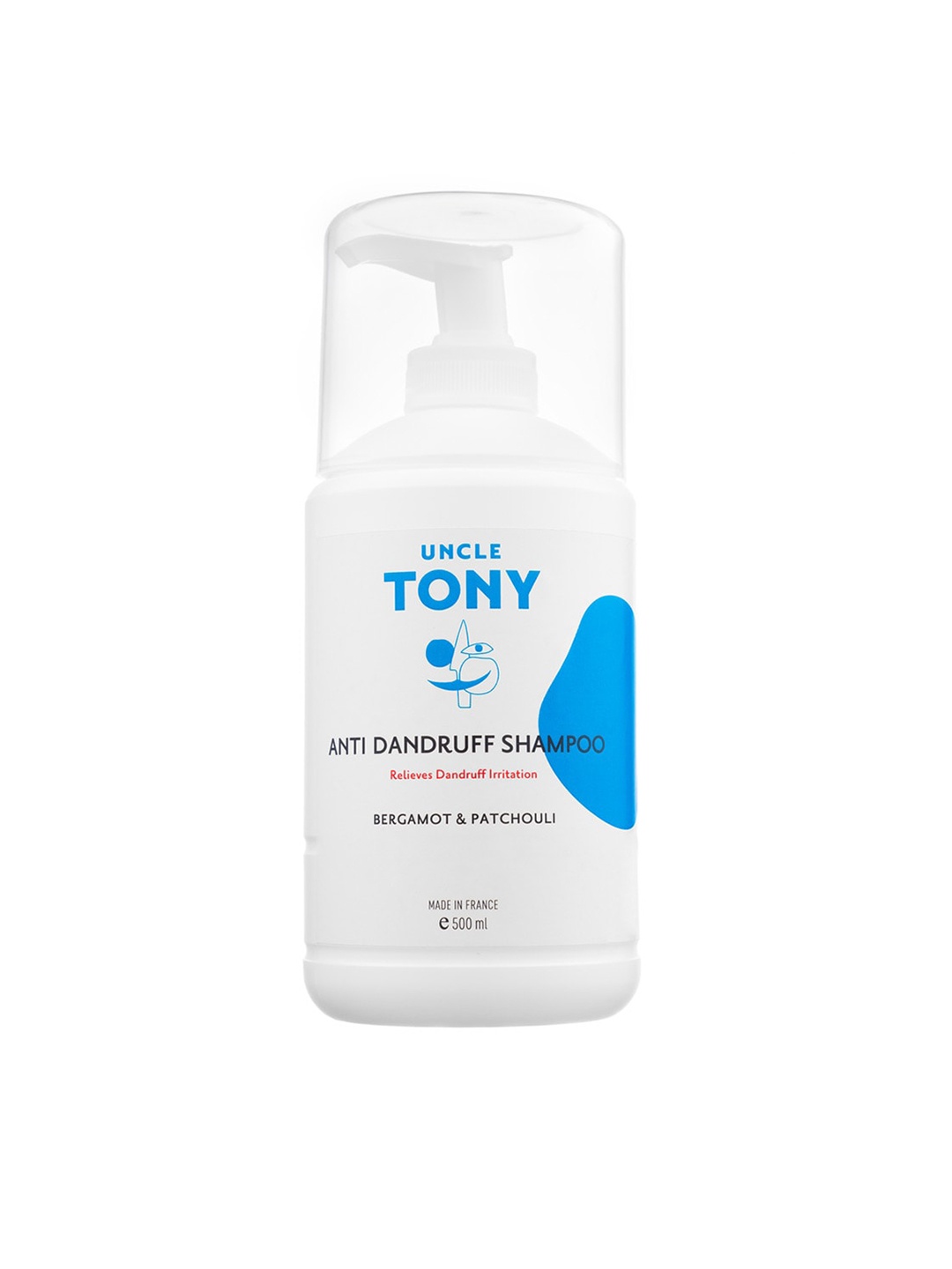 

UNCLE TONY Anti-Dandruff Shampoo with Bergamot & Patchouli 500 ml, White