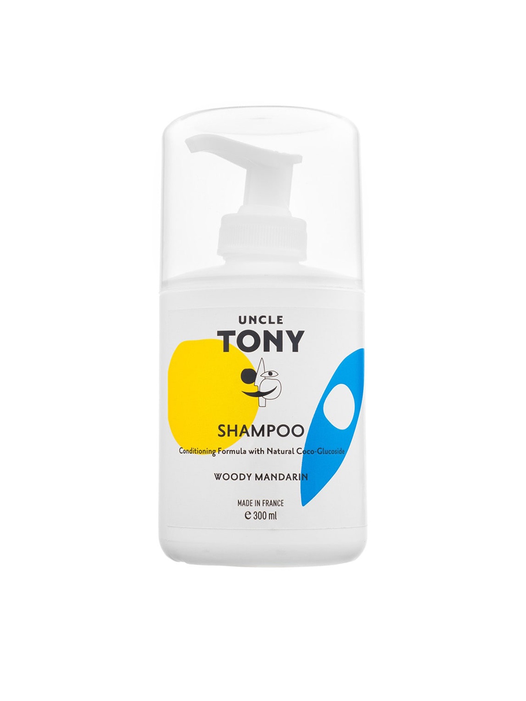 

UNCLE TONY Woody Mandarin Shampoo with Natural Coco-Glucoside 300 ml, White