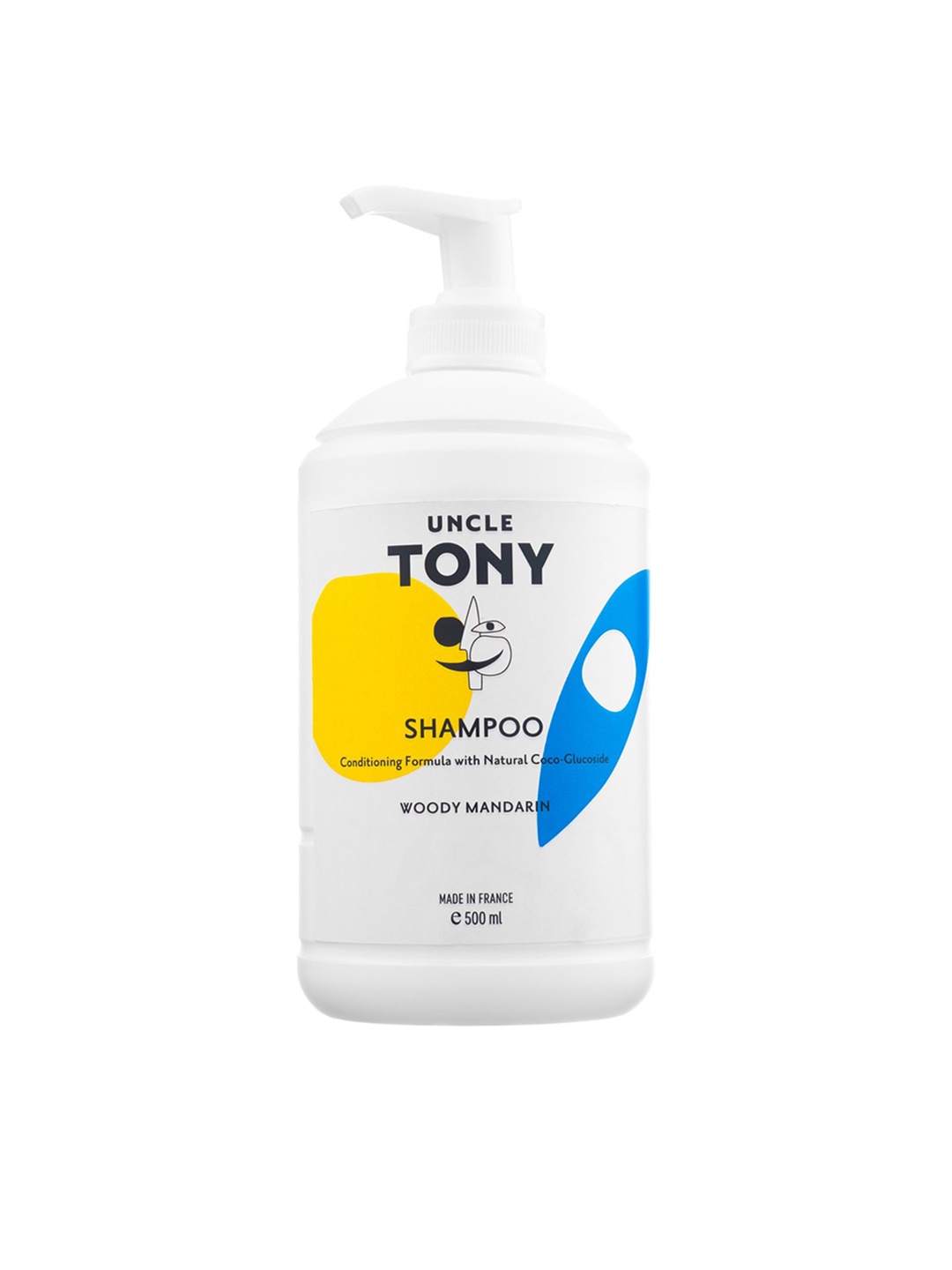 

UNCLE TONY Woody Mandarin Shampoo with Natural Coco-Glucoside 500 ml, White