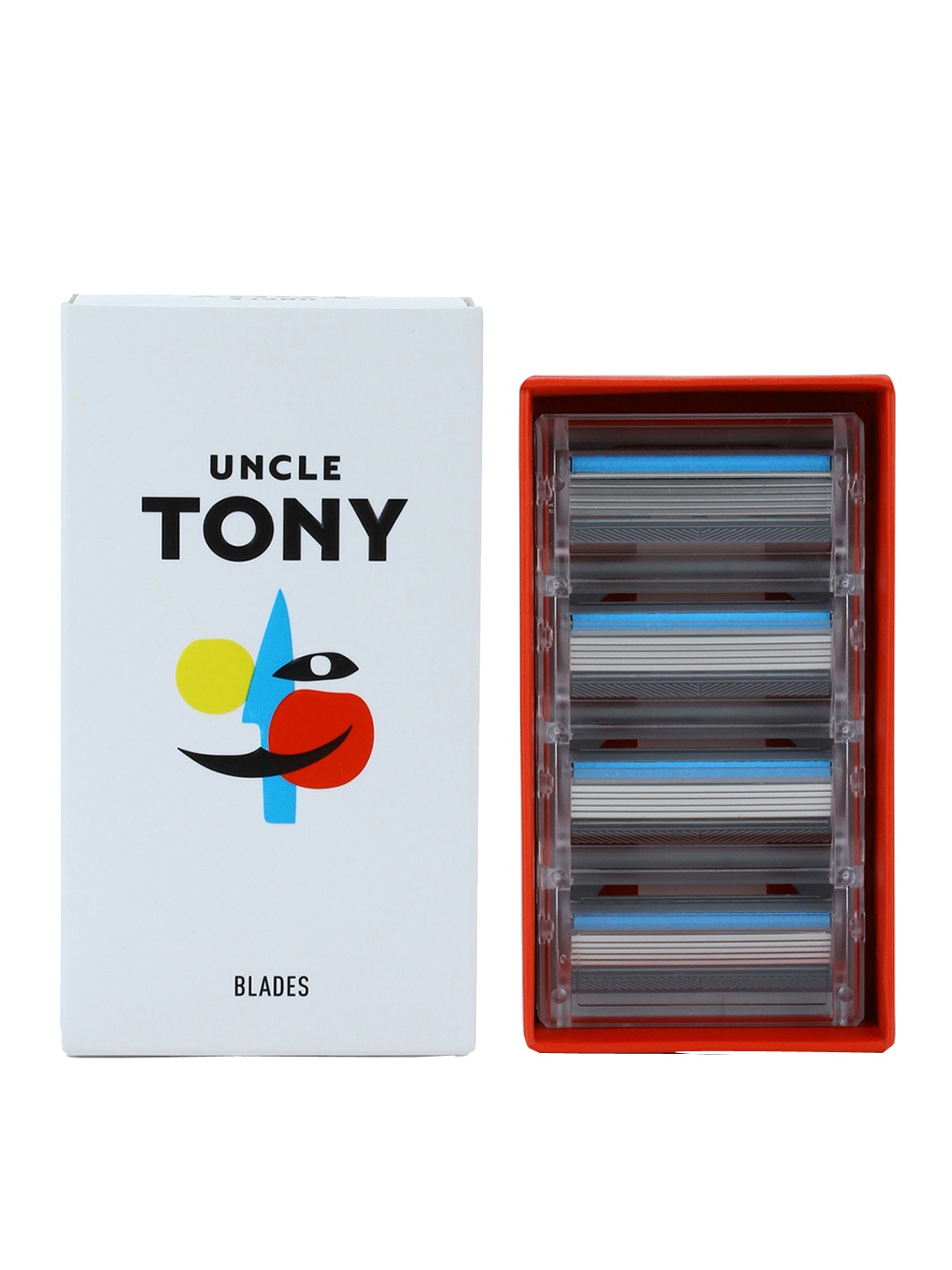

UNCLE TONY Set of 4 Shaving Blades, Grey