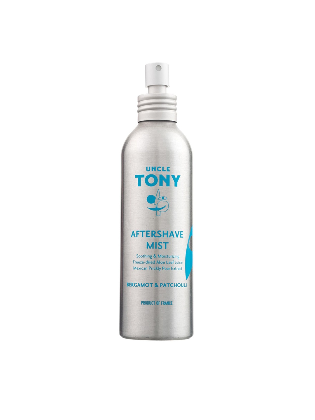 

UNCLE TONY After Shave Mist with Bergamot & Patchouli - 150 ml, Silver