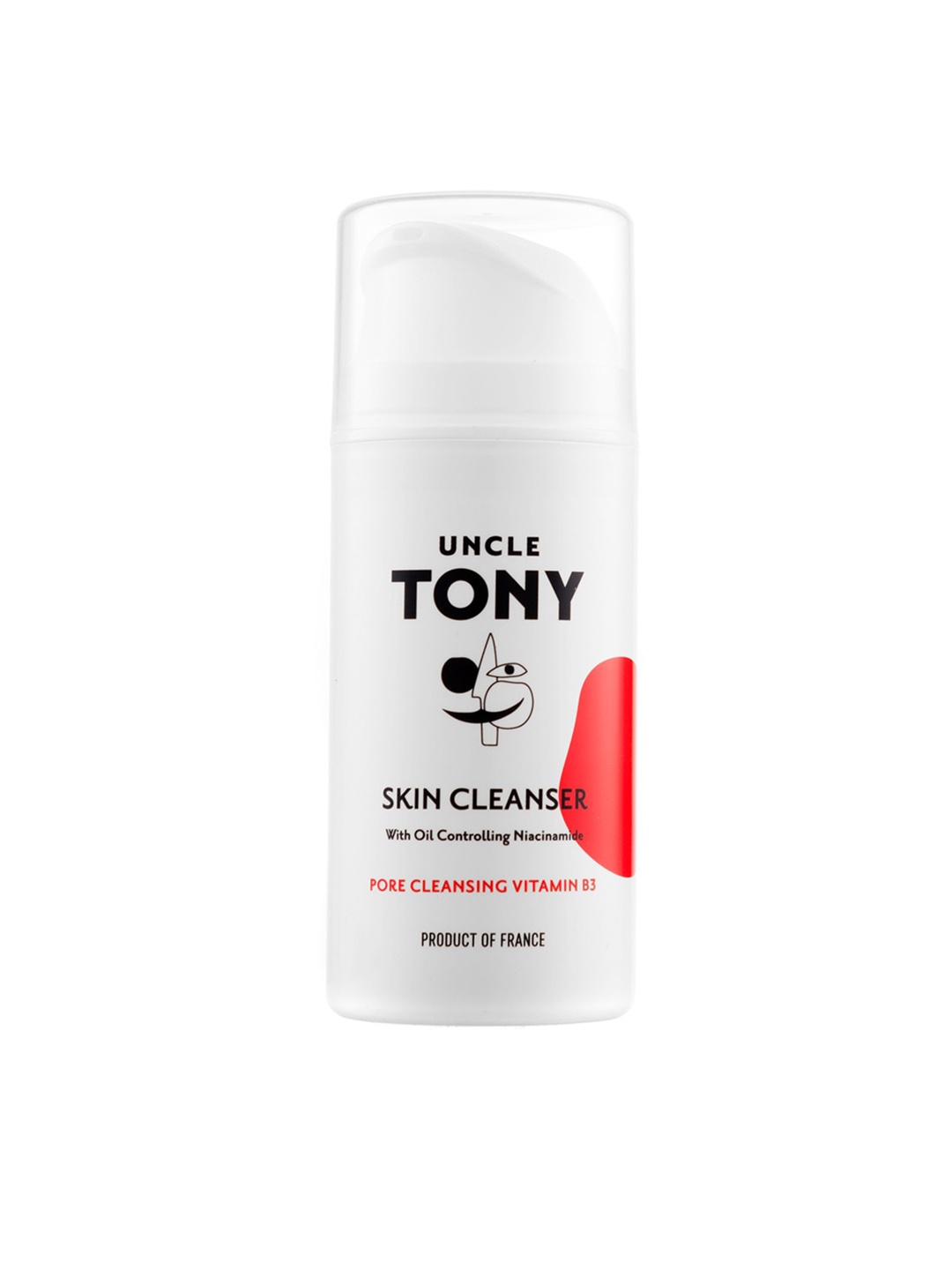 

UNCLE TONY Skin Cleanser with Pore Cleansing Vitamin B3 - 100ml, White
