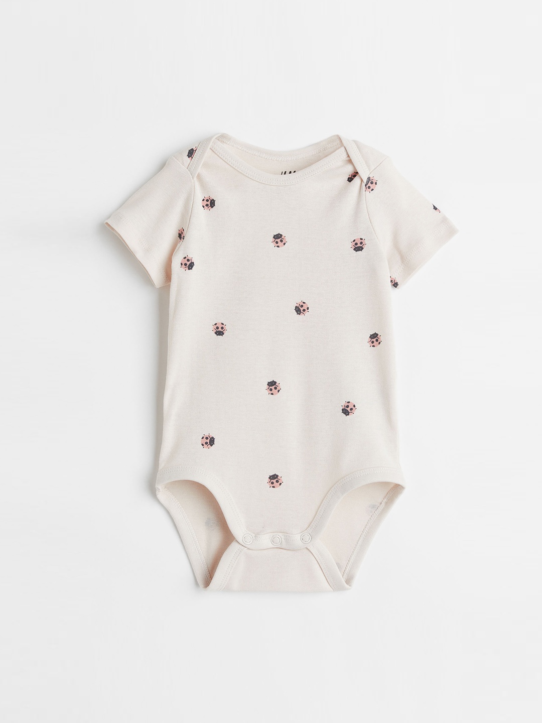 

H&M Girls Beige Jersey Bodysuit