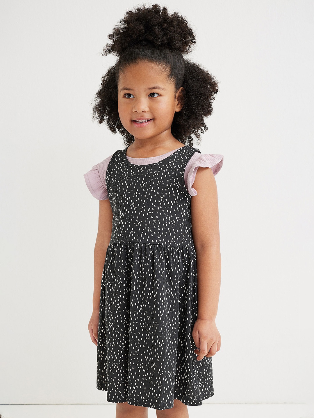 

H&M Girls 5-pack Cotton Jersey Dresses, Multi