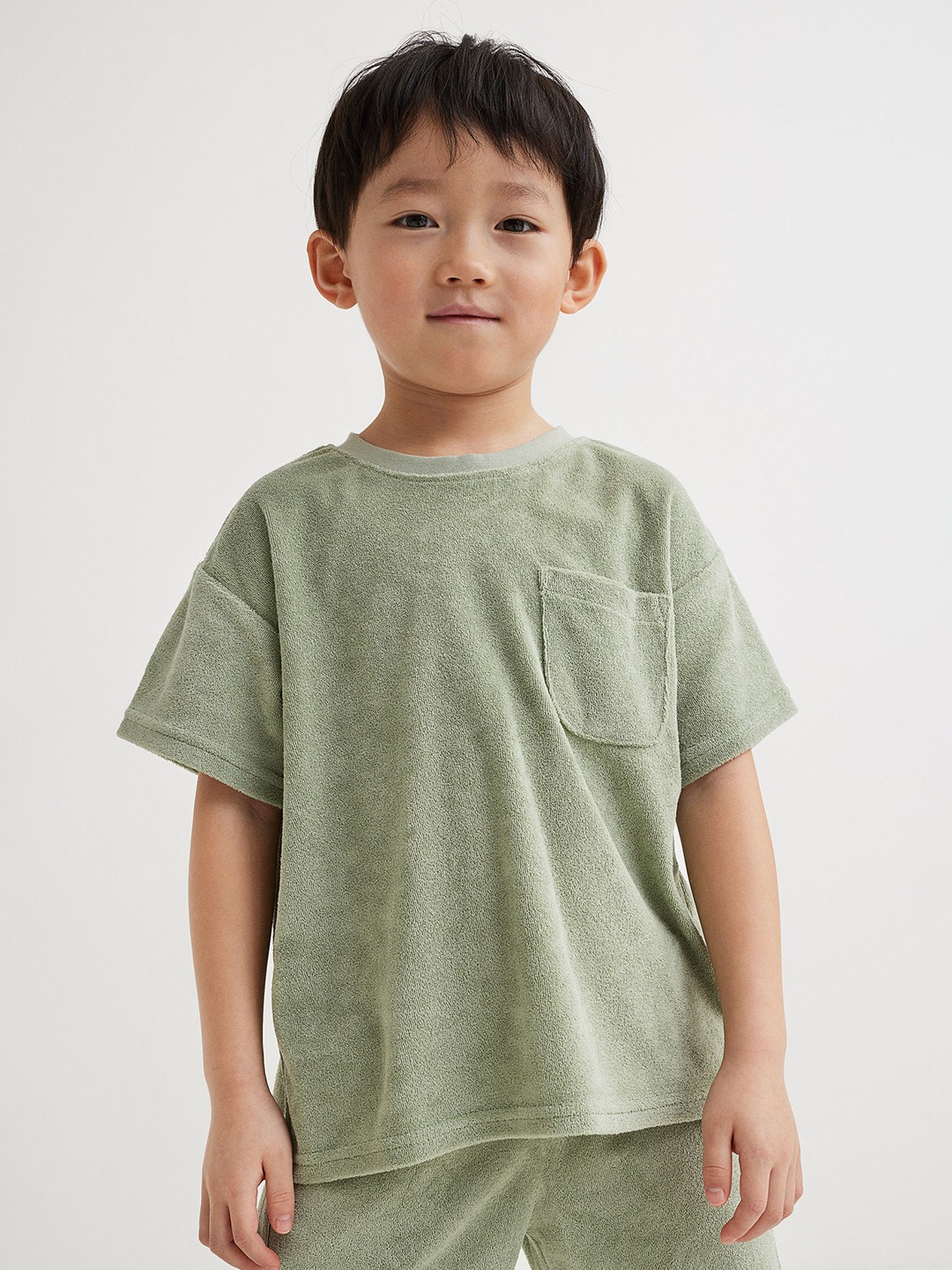 

H&M Boys 2-Pack T-Shirts, Green