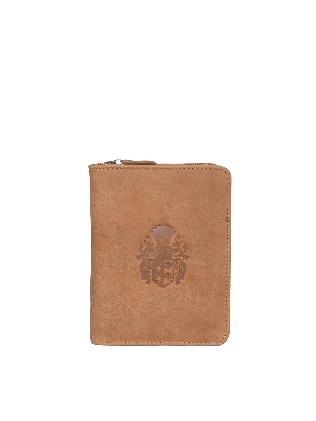 

Style SHOES Unisex Tan Leather Passport Holder