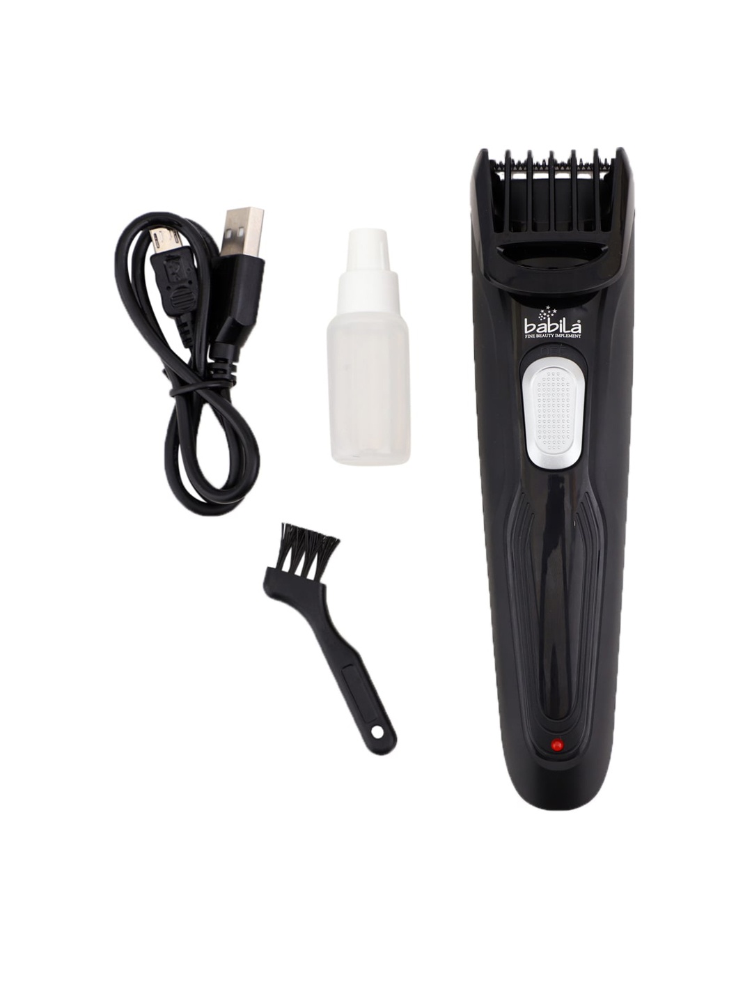 

babila Men Boss Beard Trimmer with USB Charging - Black