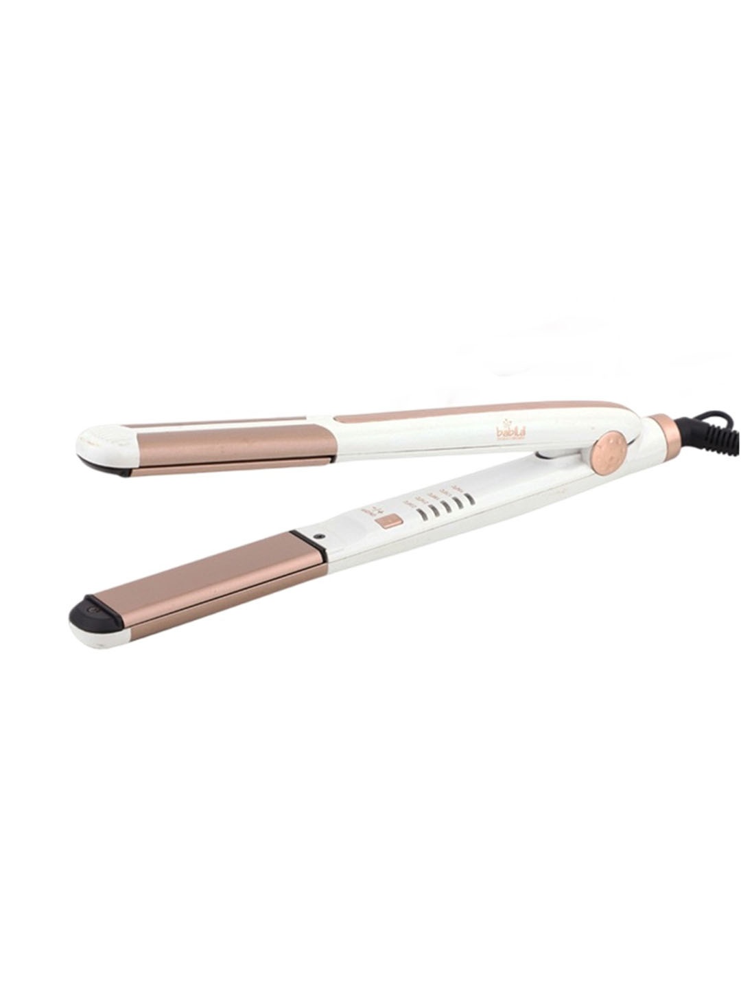 

babila Godess Hair Straightener - White & Gold-Toned