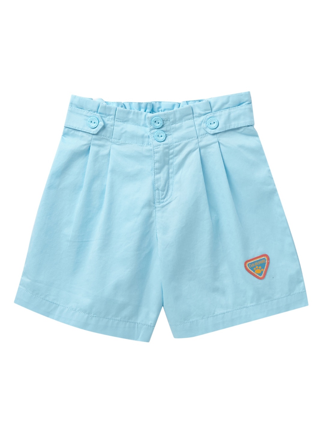 

Cub McPaws Girls Blue Cotton Shorts