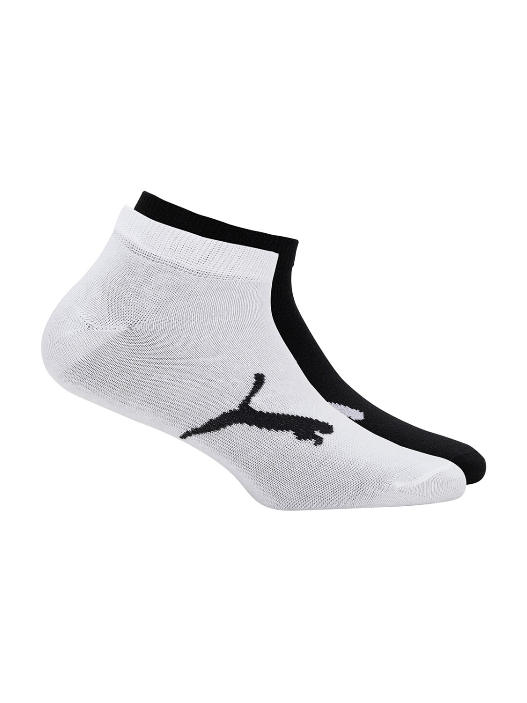 

PUMA Pack of 2 Black & White Sneaker Socks