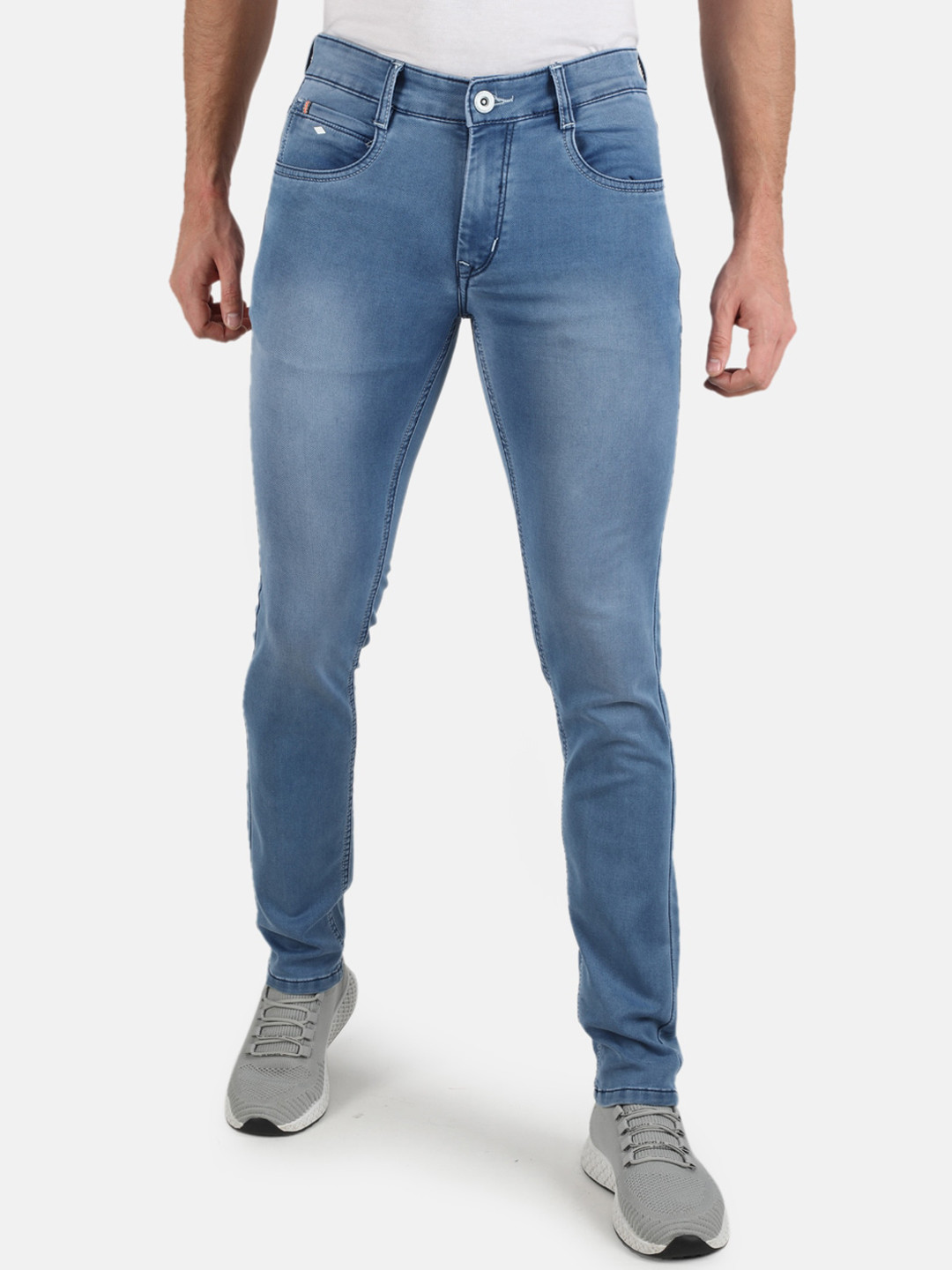 

Monte Carlo Men Blue Skin Tight Skinny Fit Heavy Fade Stretchable Jeans