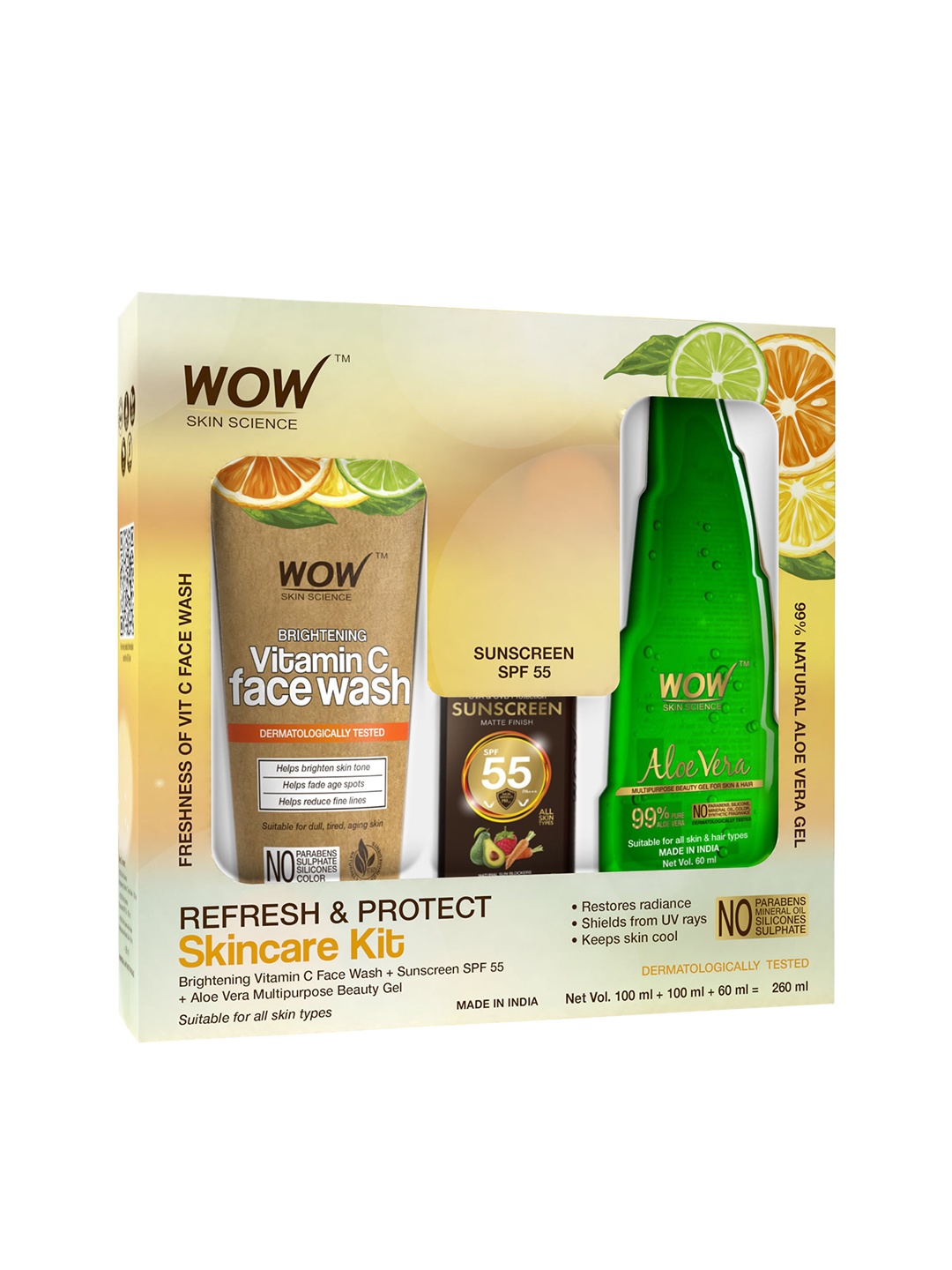

WOW SKIN SCIENCE Summer Skin Care Face Kit -Rakhi Gift Set, Yellow