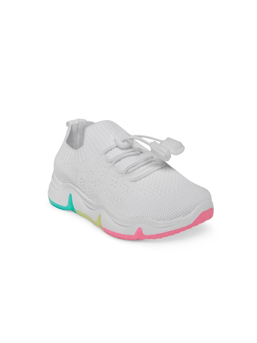 

Pantaloons Junior Girls White Textile Running Non-Marking Shoes