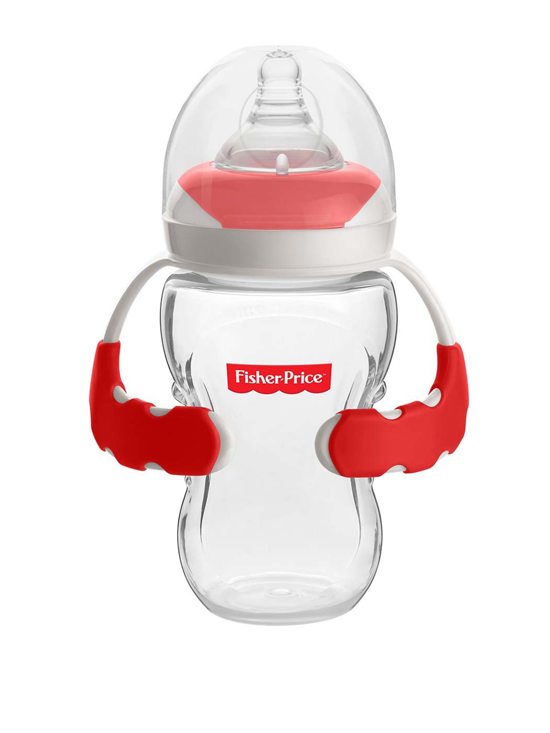

Fisher-Price Red Wide Neck Feeding Bottle With Handle
