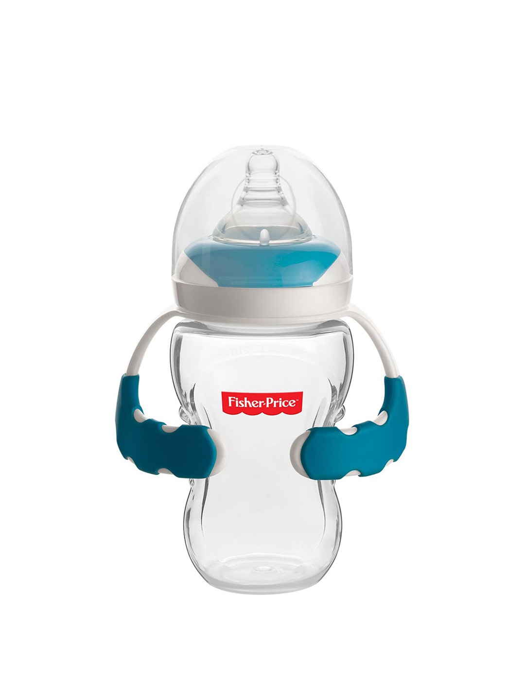 

Fisher-Price Unisex Kids Blue Ultra Care Wide Neck Feeding Bottle with Handle 250 ml