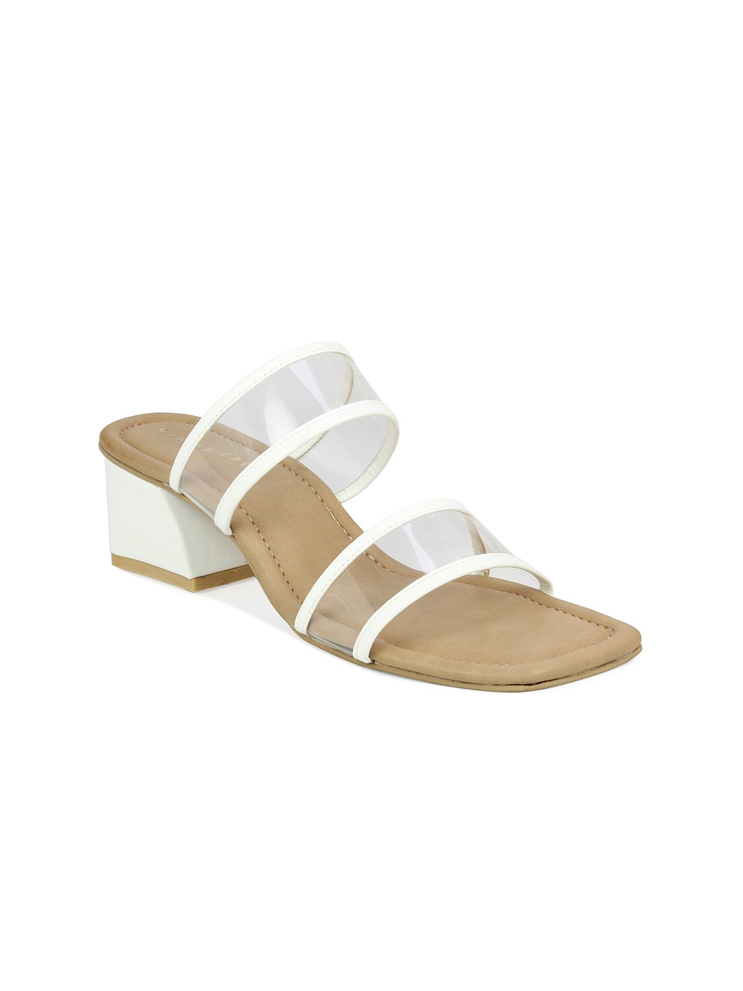 

DESIGN CREW White Block Heels