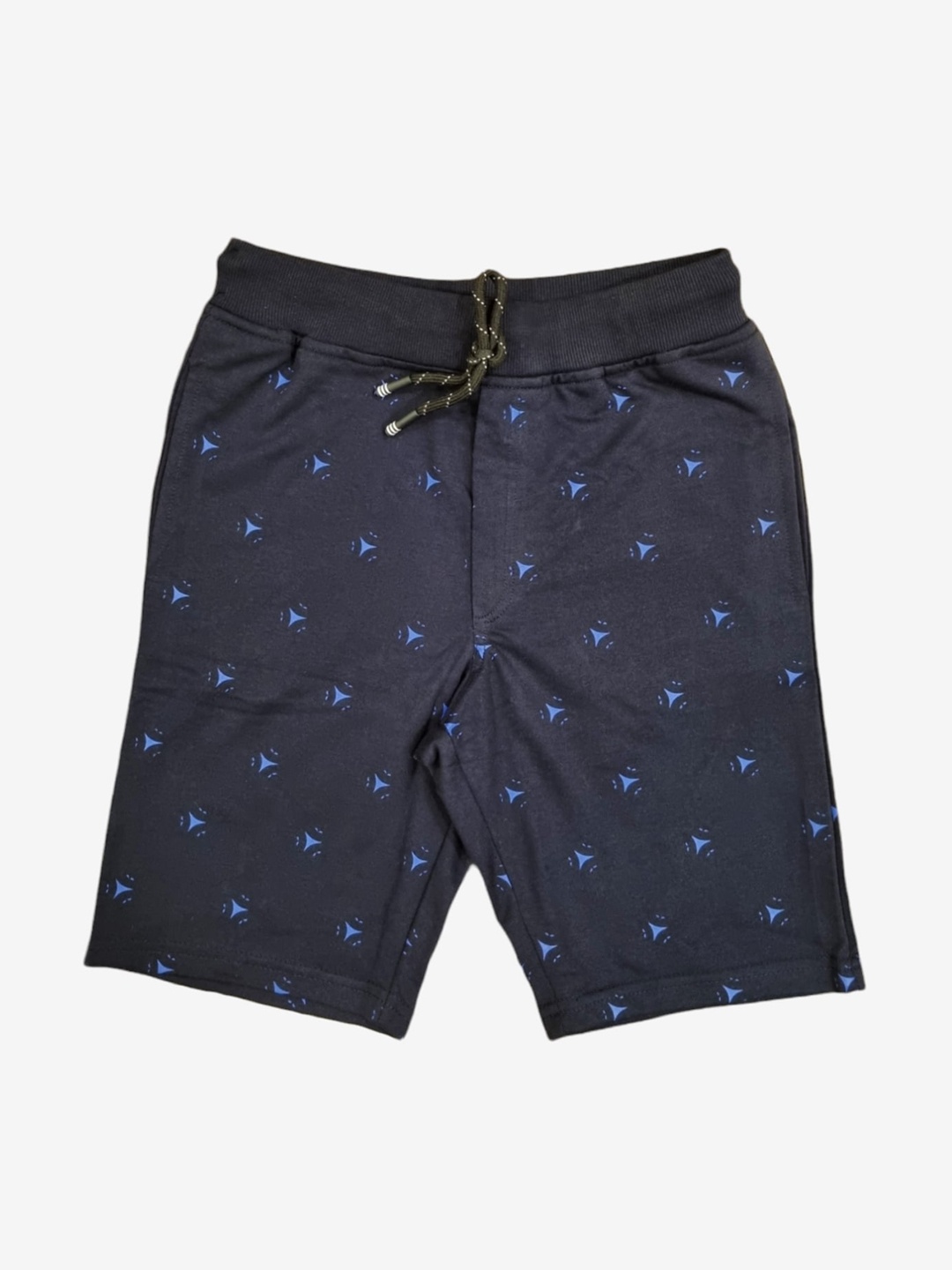 

Alan Jones Boys Navy Blue Printed Outdoor Shorts