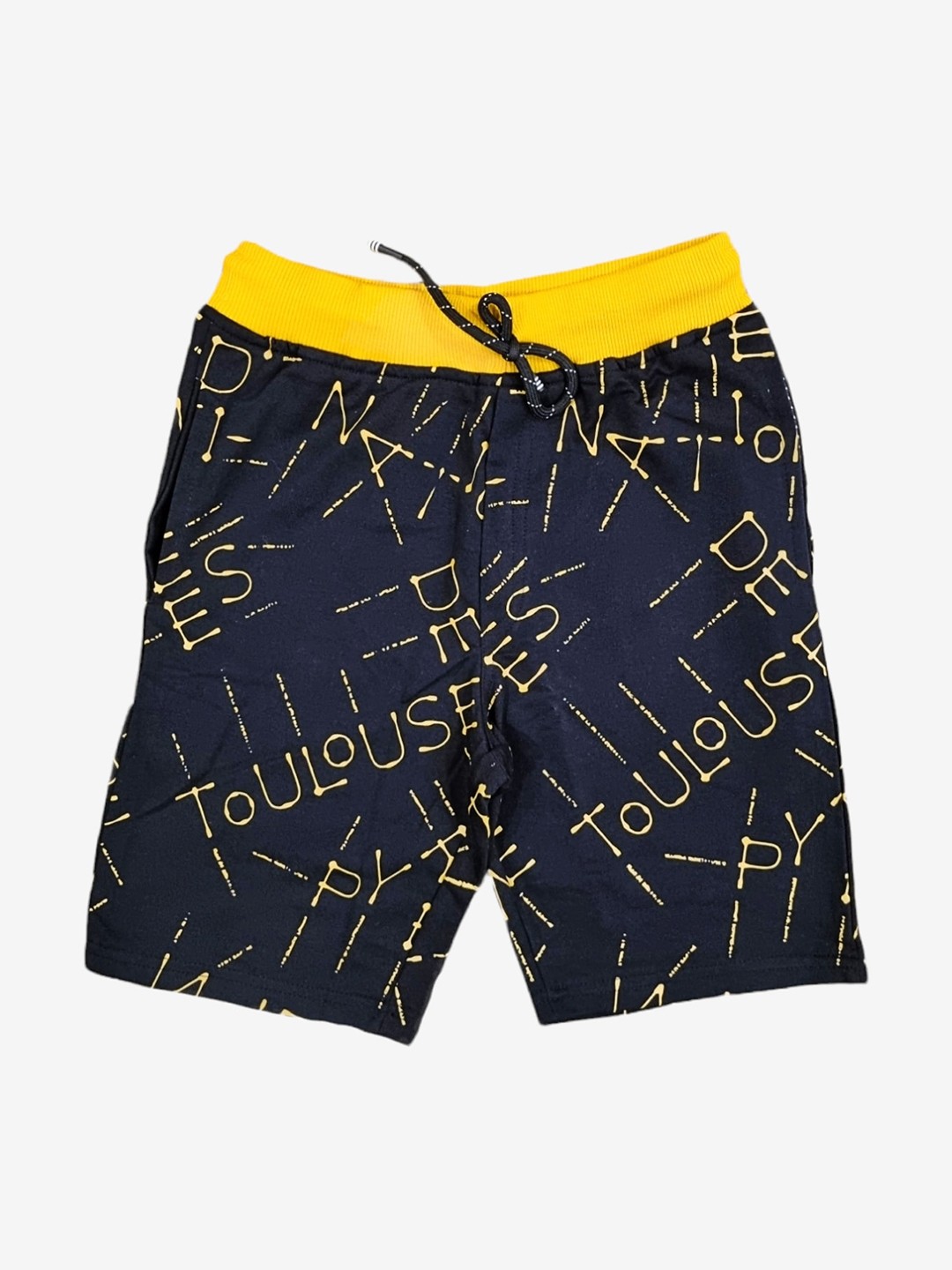 

Alan Jones Boys Black Printed Outdoor Shorts
