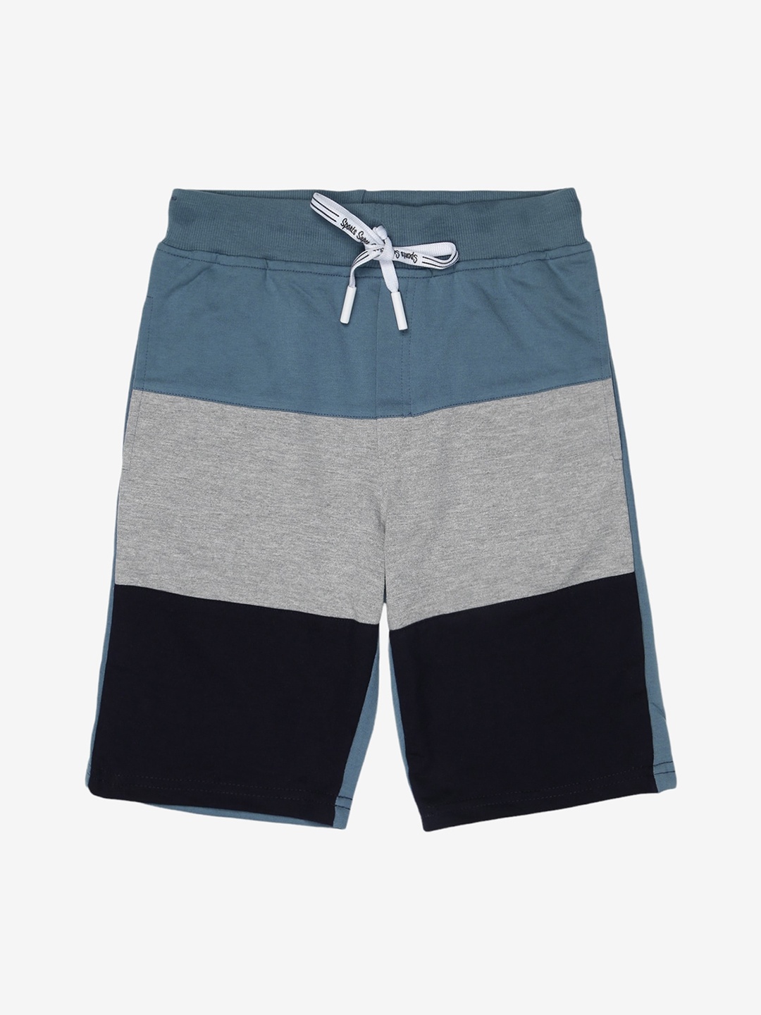 

Alan Jones Boys Blue Colourblocked Outdoor Shorts