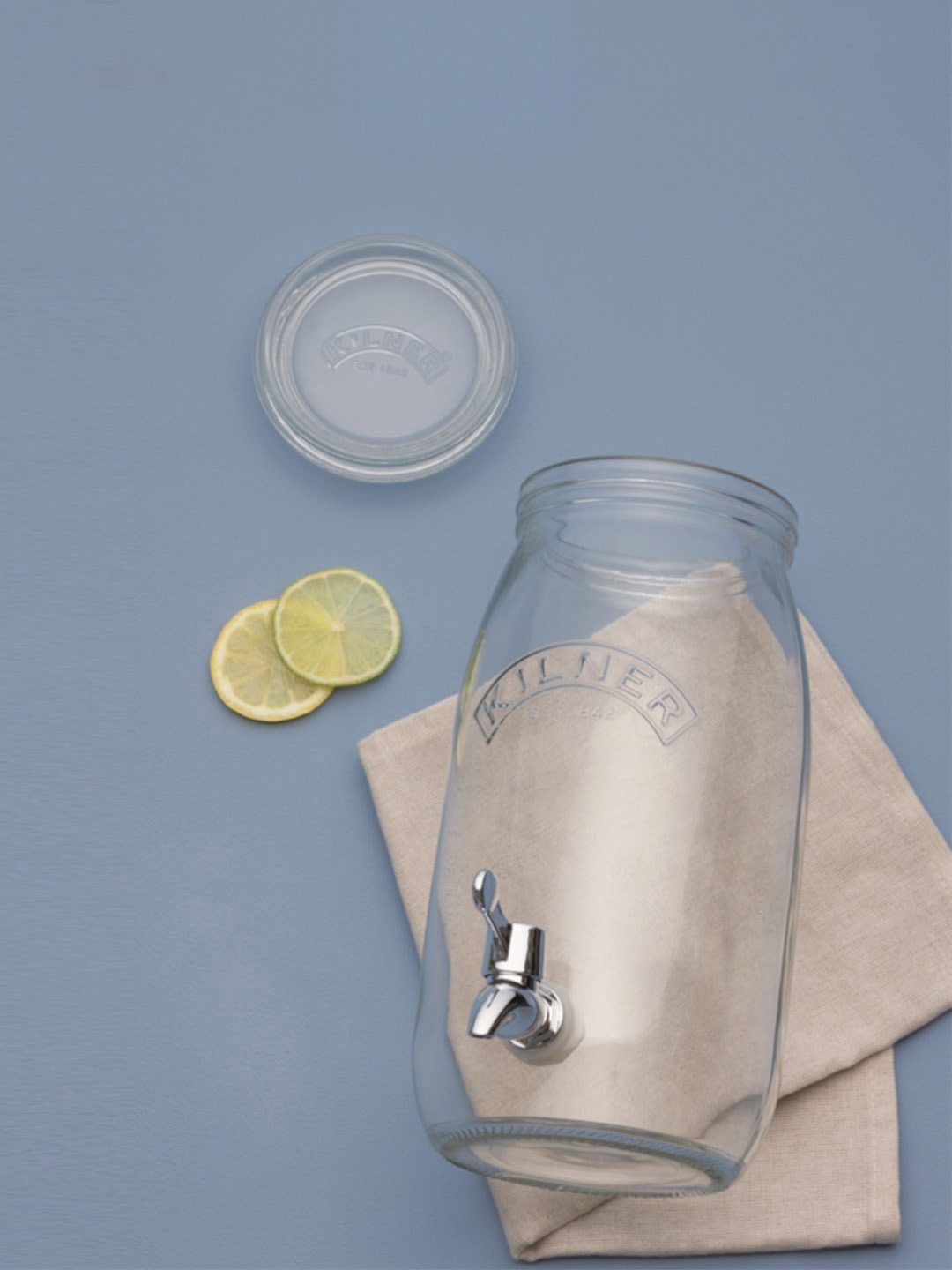 

KILNER Transparent Glass Juice Dispenser