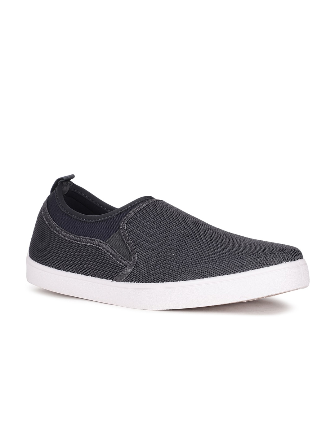 

Bata Men Charcoal Slip-On Sneakers