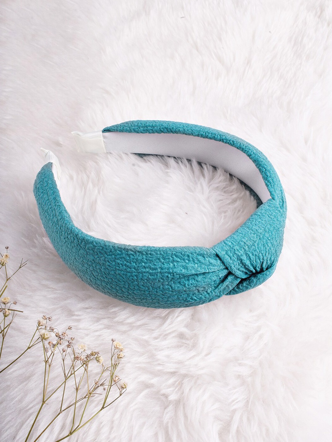 

BEWITCHED Women Turquoise Blue Knotted Hairband