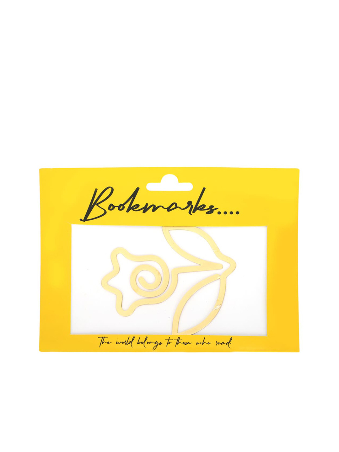 

FOREVER 21 Women Gold-Toned Floral Metallic Bookmark