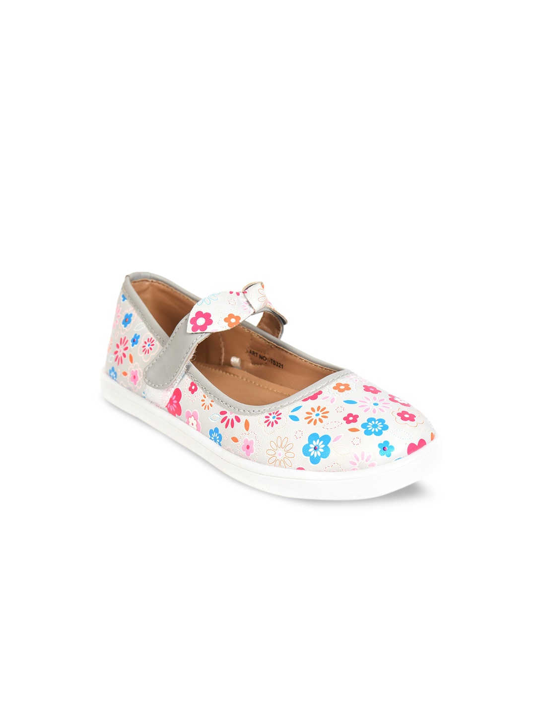 

Ajanta Boys Off White & Blue Floral Printed Sneakers