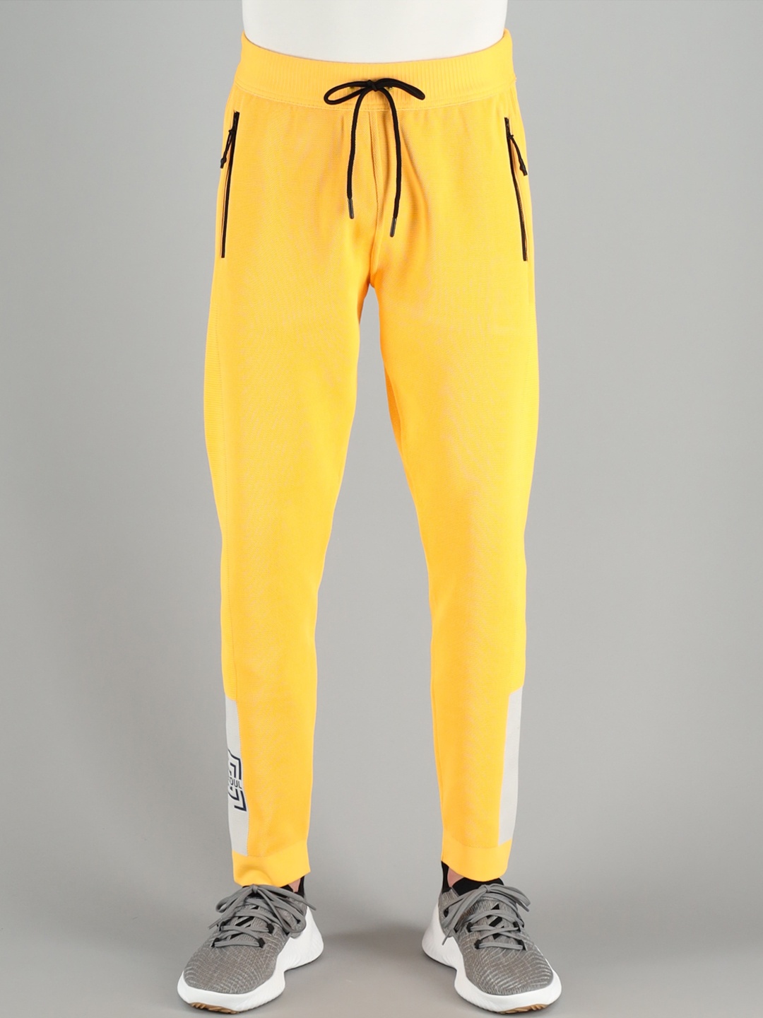 

FREESOUL Men Yellow Solid Regular Track Pant