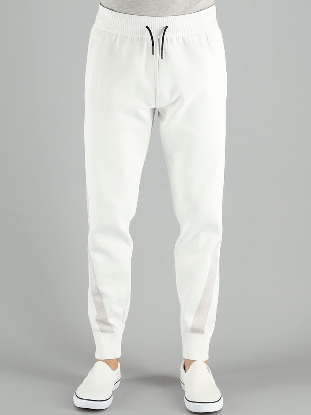 

FREESOUL Men White Solid Joggers