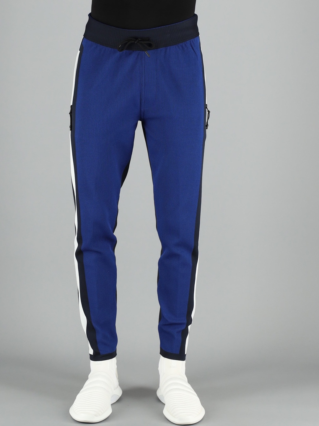 

FREESOUL Men Ink-Blue Solid Joggers