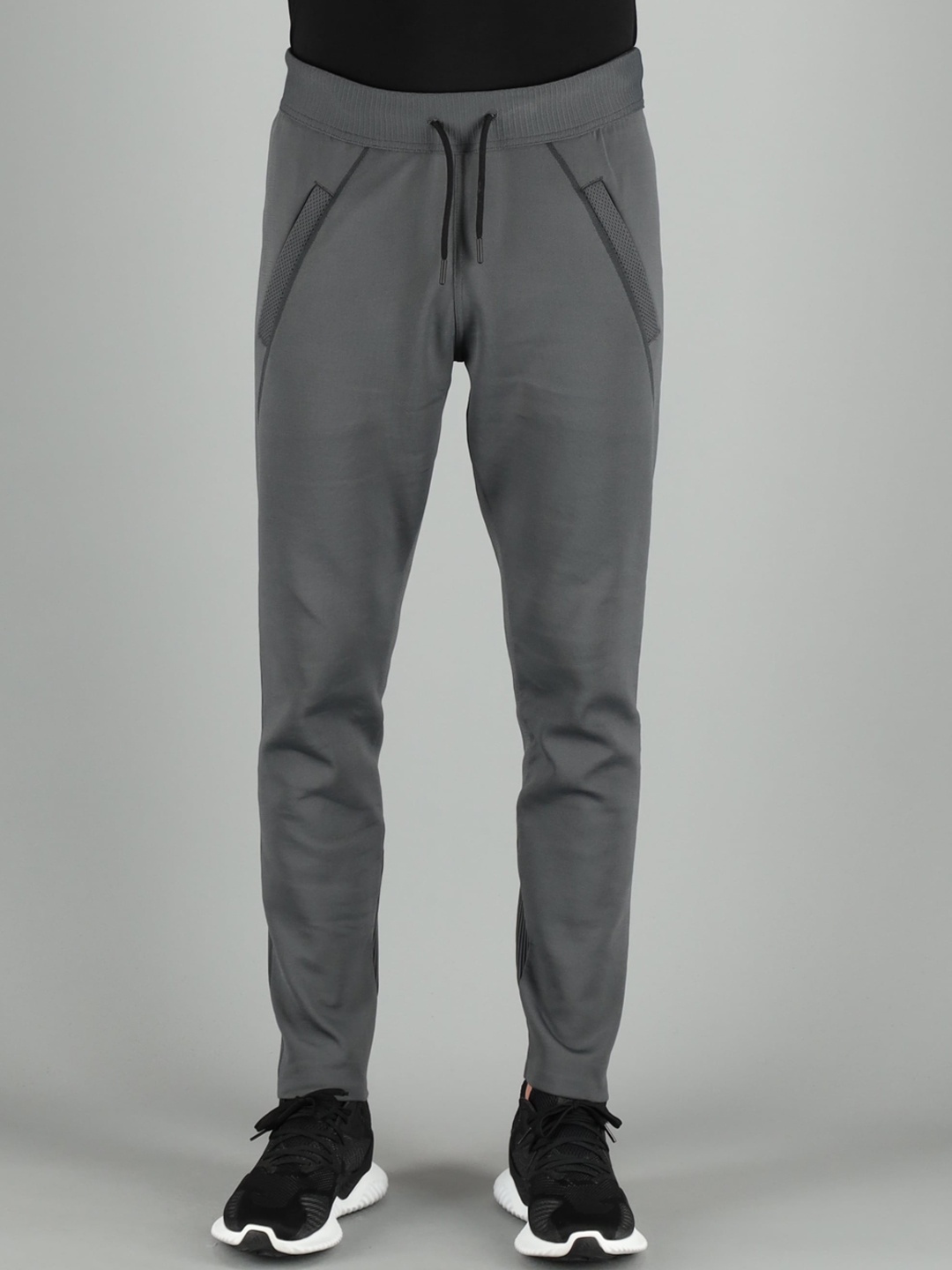 

FREESOUL Men Charcoal Grey Solid Track Pants