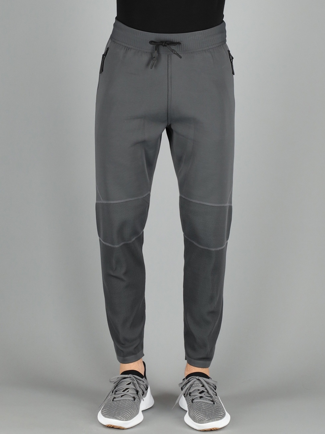 

FREESOUL Men Grey Solid Track Pants