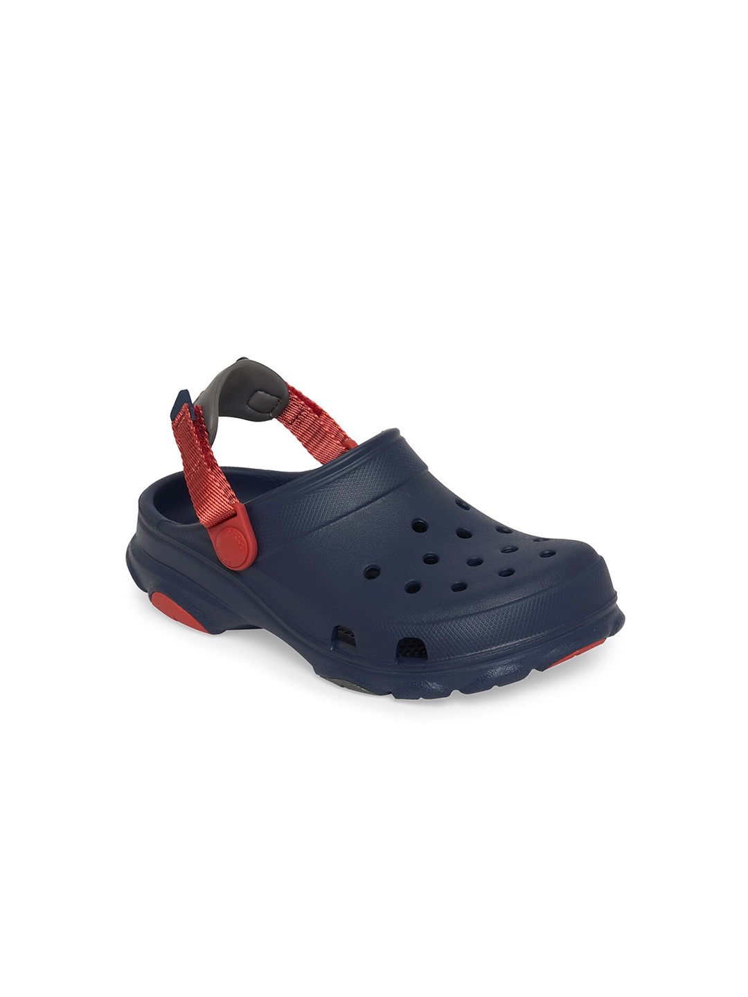 

Crocs Unisex Kids Navy Blue & Red Clogs Sandals