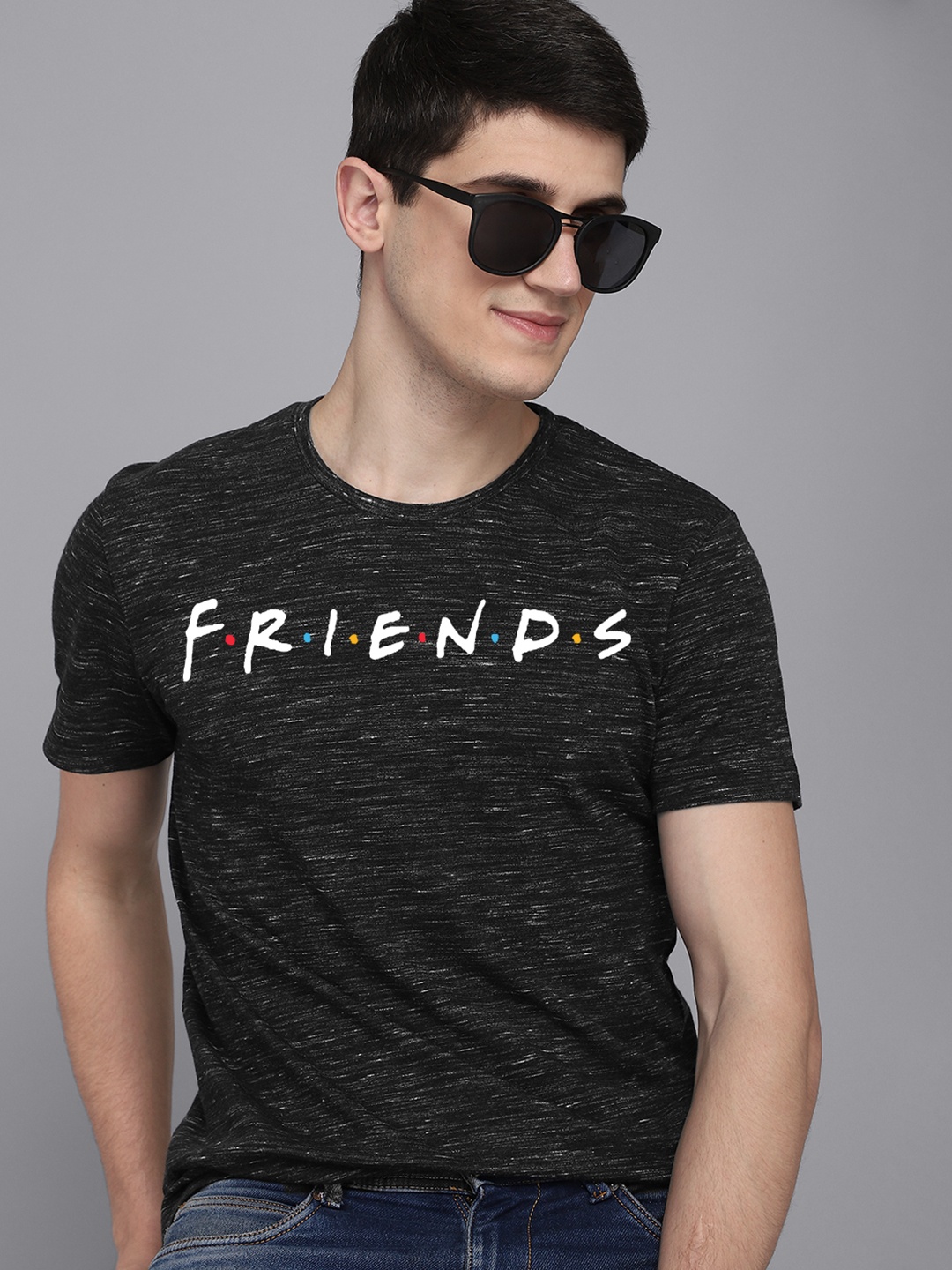 

Free Authority Men Black Friends Featured Tshirt