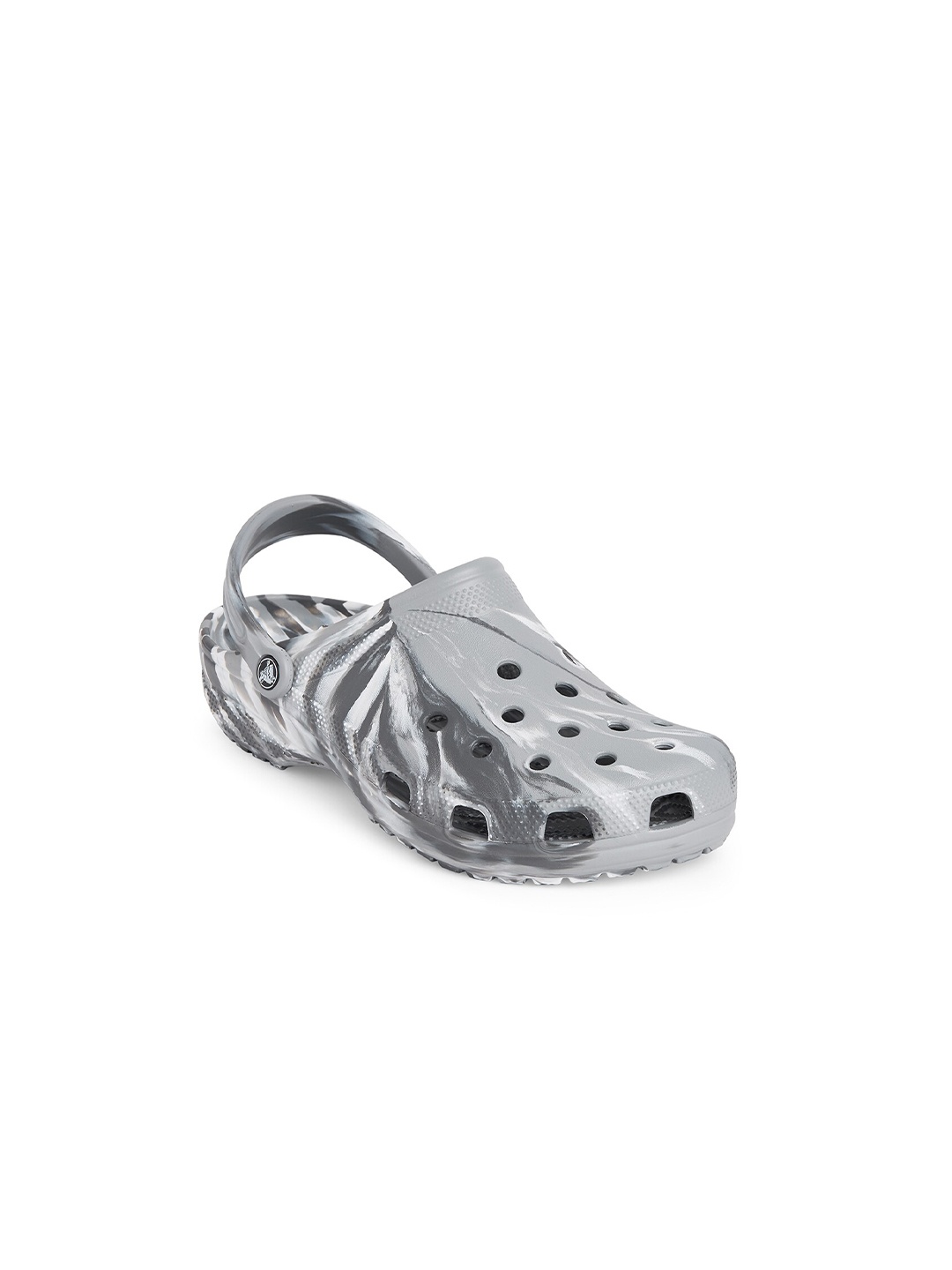 

Crocs Grey Embellished Croslite Clogs