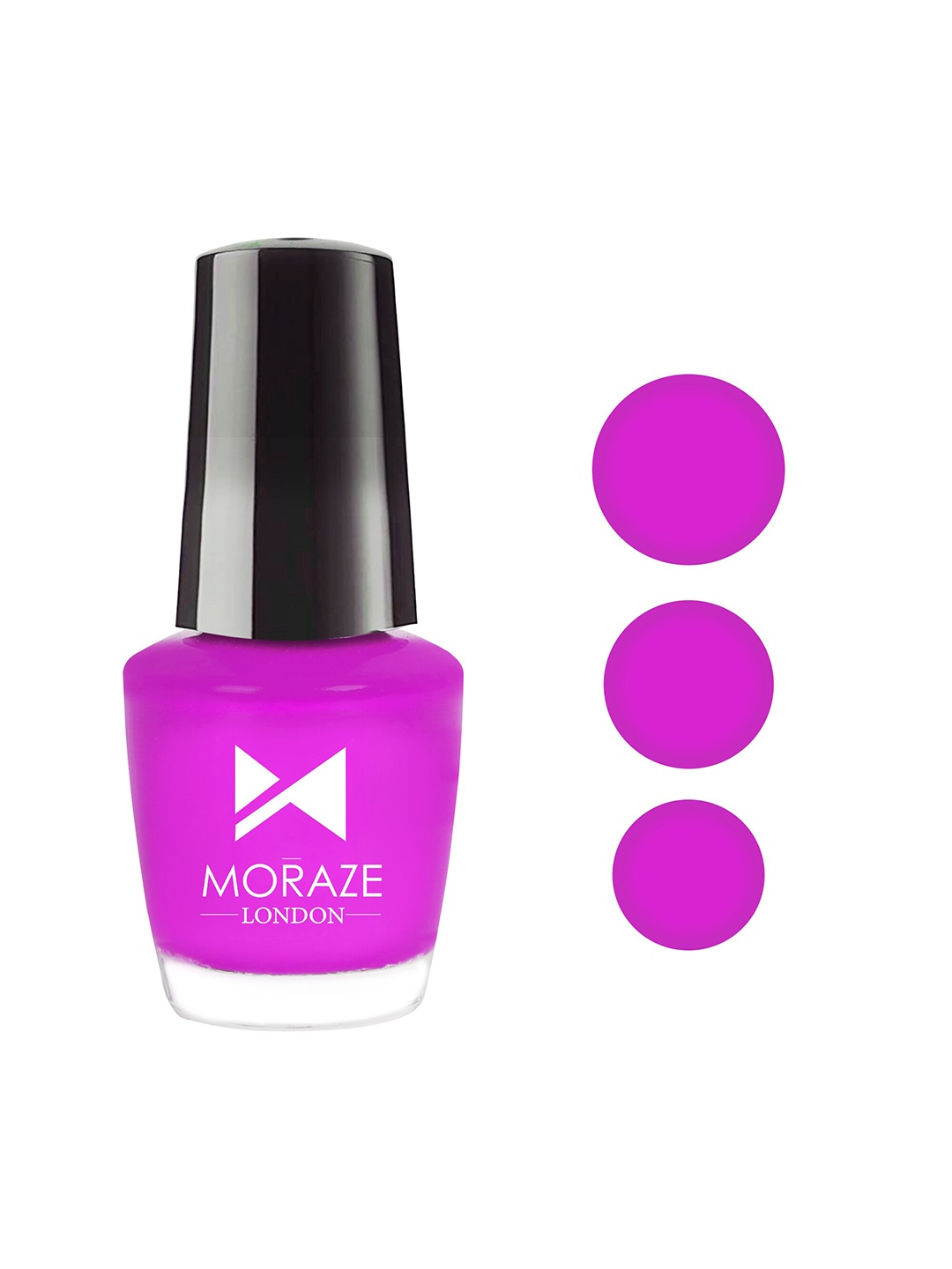 

Moraze Set of 3 Neon Nail Polish, Purple