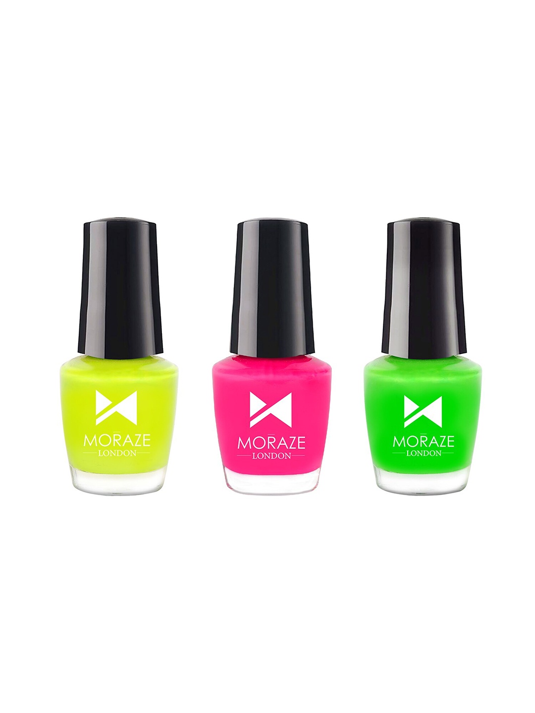 

Moraze Set of 3 Neon Nail Polish, Yellow