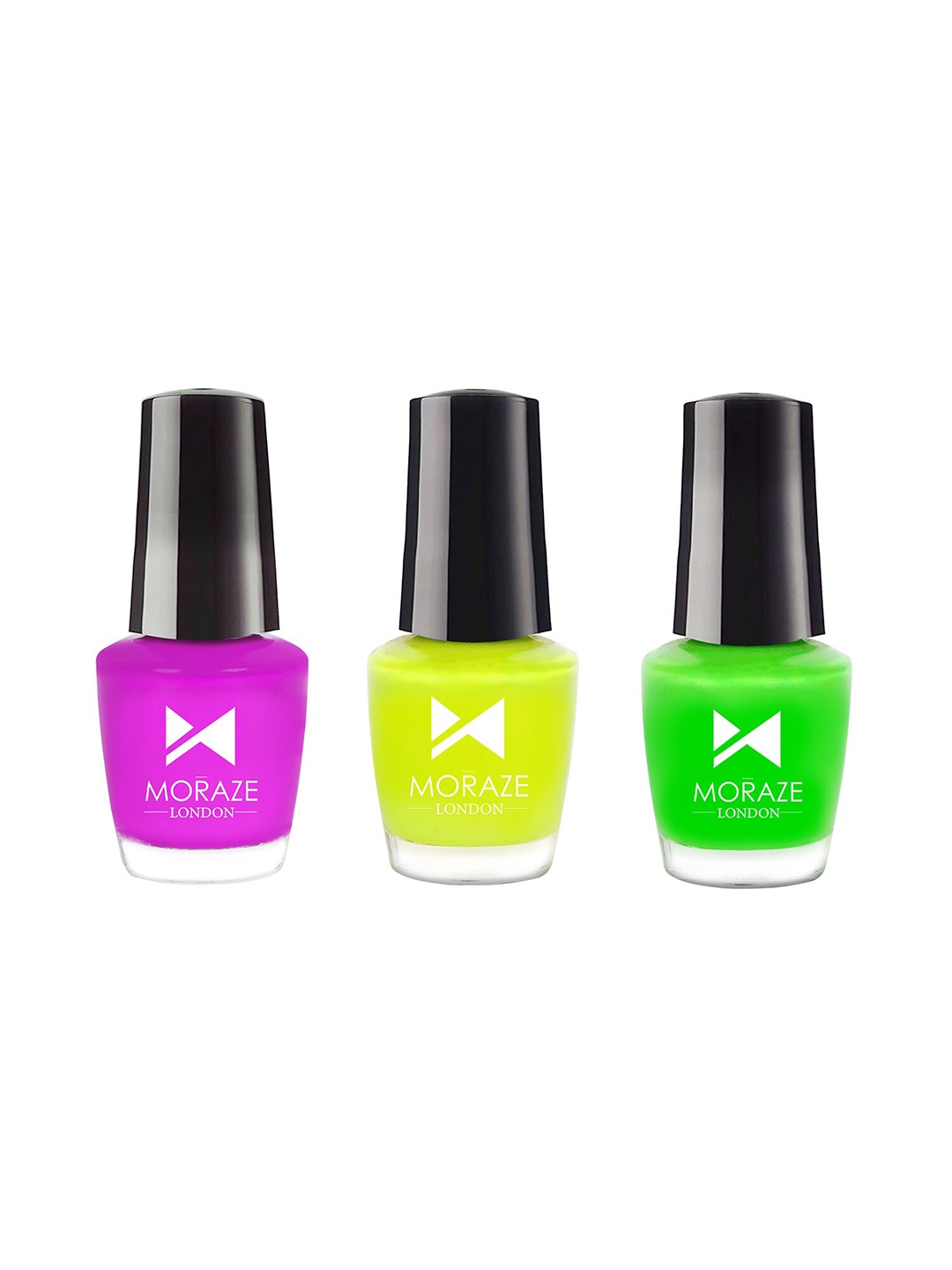 

Moraze Set of 3 Neon Nail Polish, Purple