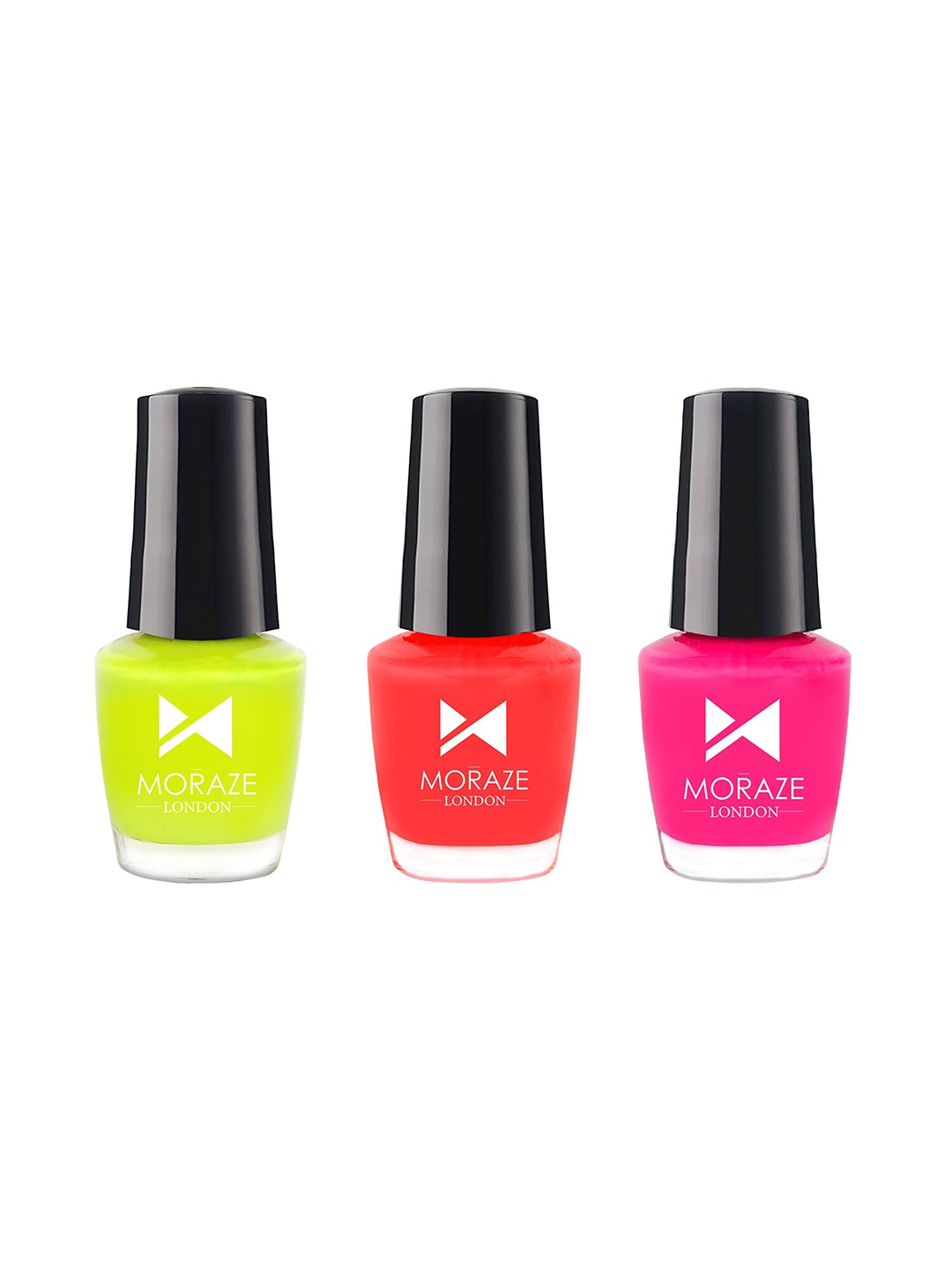 

Moraze Set of 3 Neon Nail Polish, Yellow