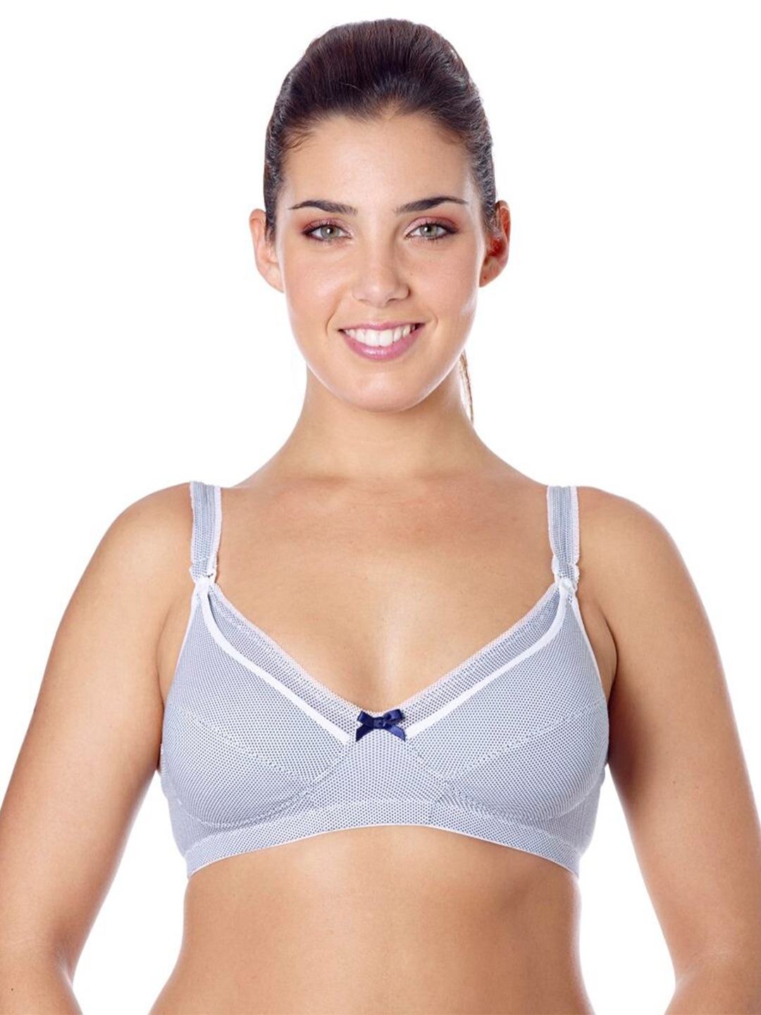 

Chicco Blue Cotton Stretch Non-Wired Nursing Bra